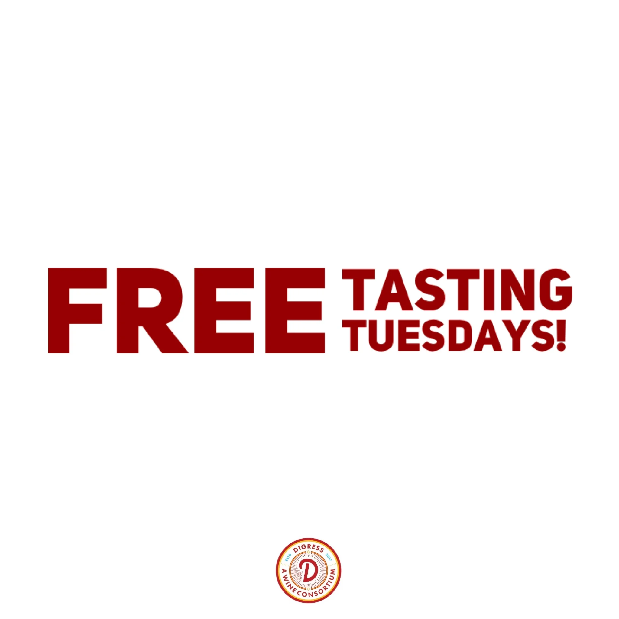 Tuesday free tasting!