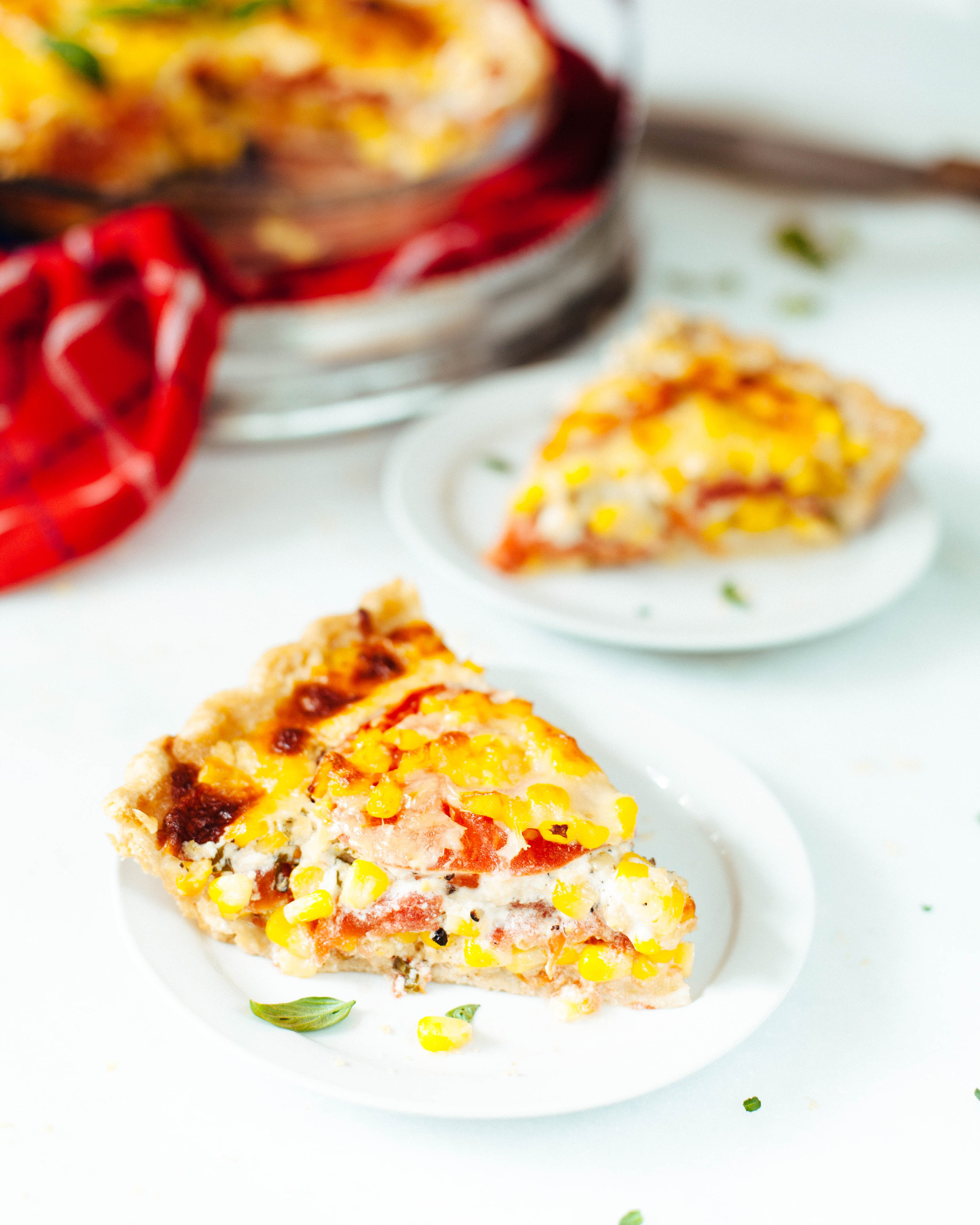 Tomato &amp; Corn Pie 