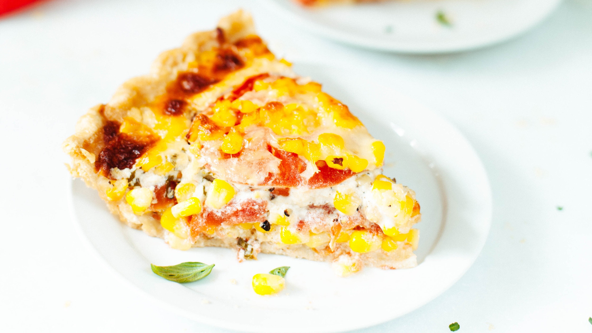 Tomato &amp; Corn Pie