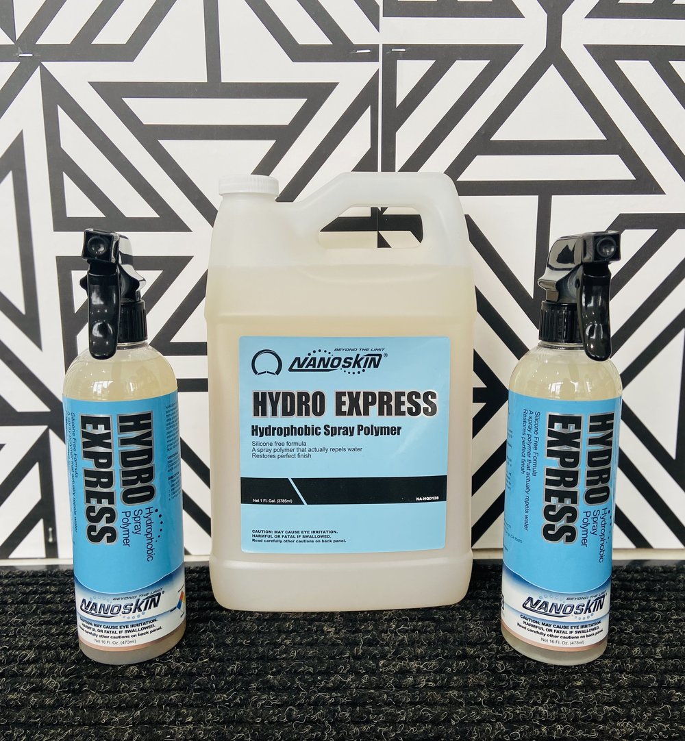 Hydro Express: Hydrophobic Spray Polymer — Ceramic Coatings, Clear Bra, &  Car Wash Supplies