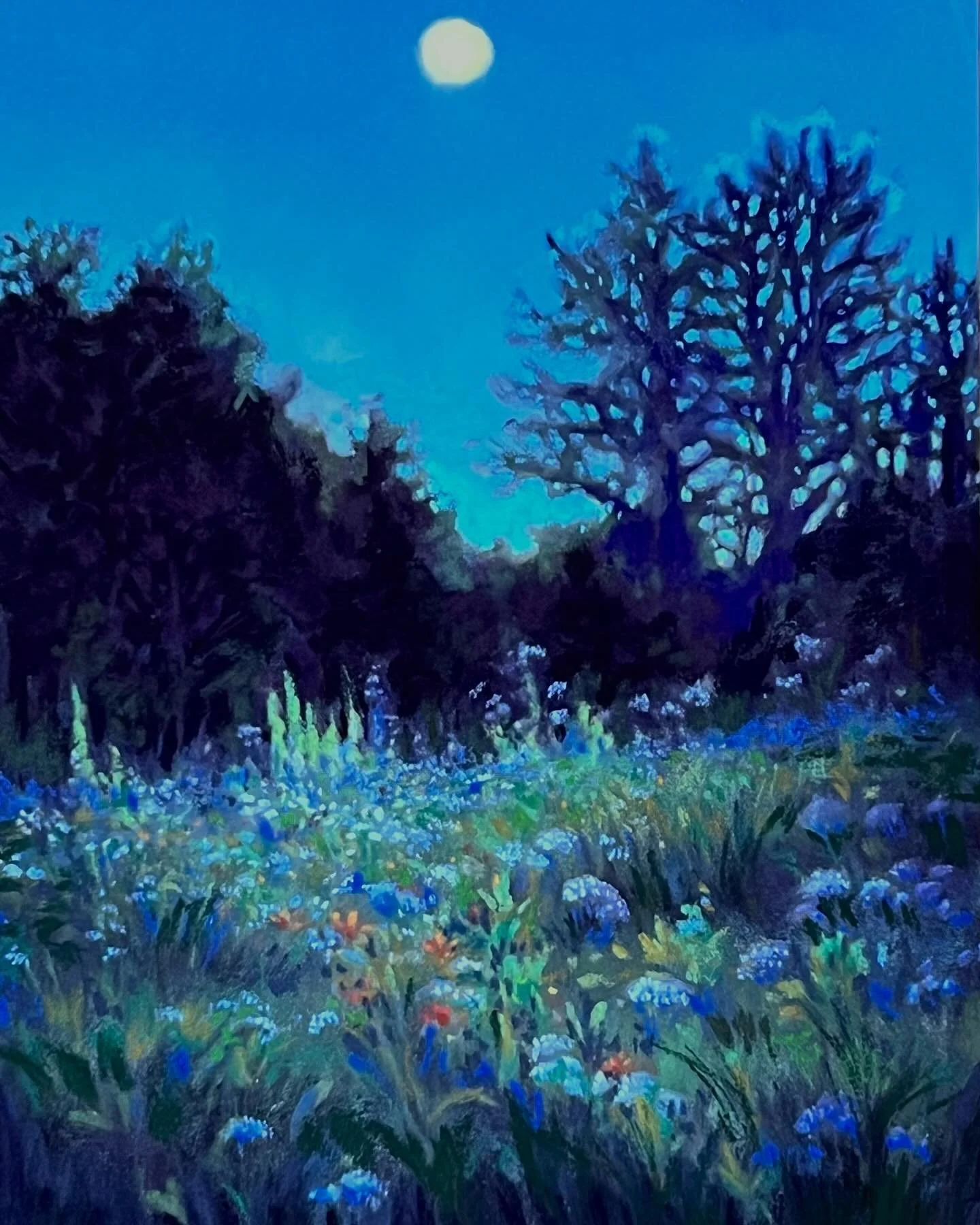 &ldquo;Frostkey&rdquo; West Virginia, soft pastel 9x12 
Nocturne paintings are really fun and a good challenge. I really liked how this one turned out. 
#softpastelartists #pastel #amyberringer #makeart  #buyart #virginiaartist