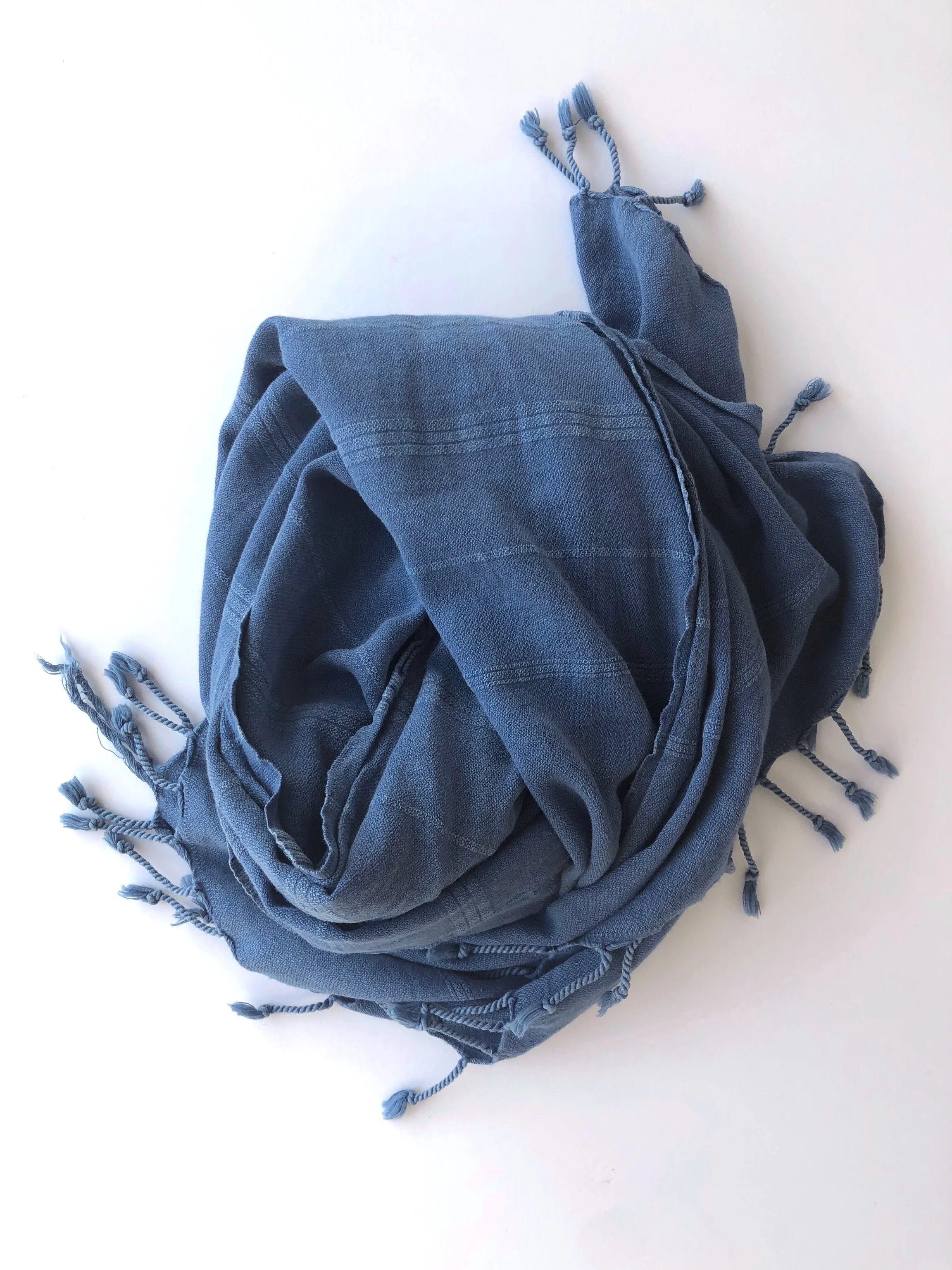 Blue Turkish Peshtemal