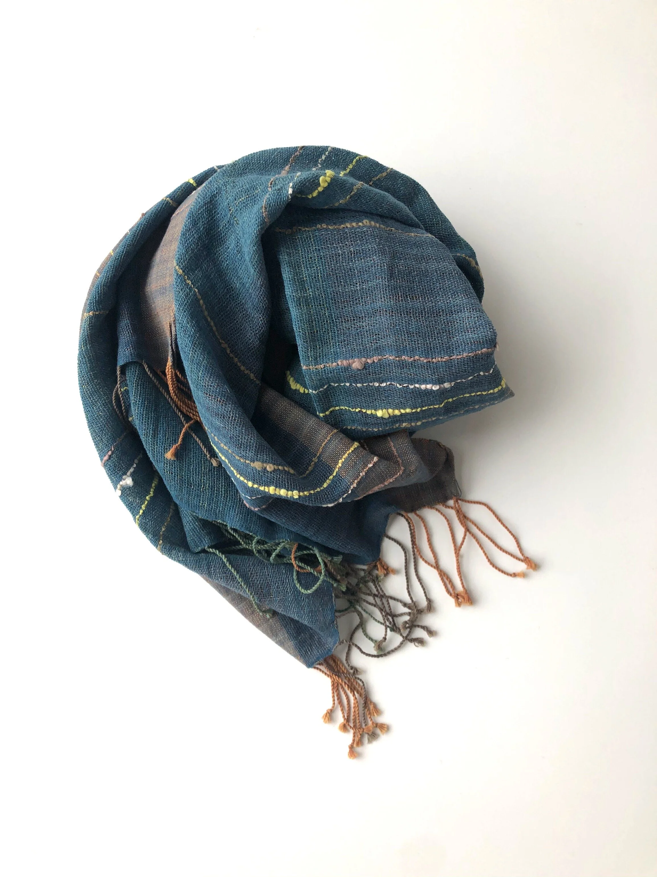 Balinese Blue Scarf