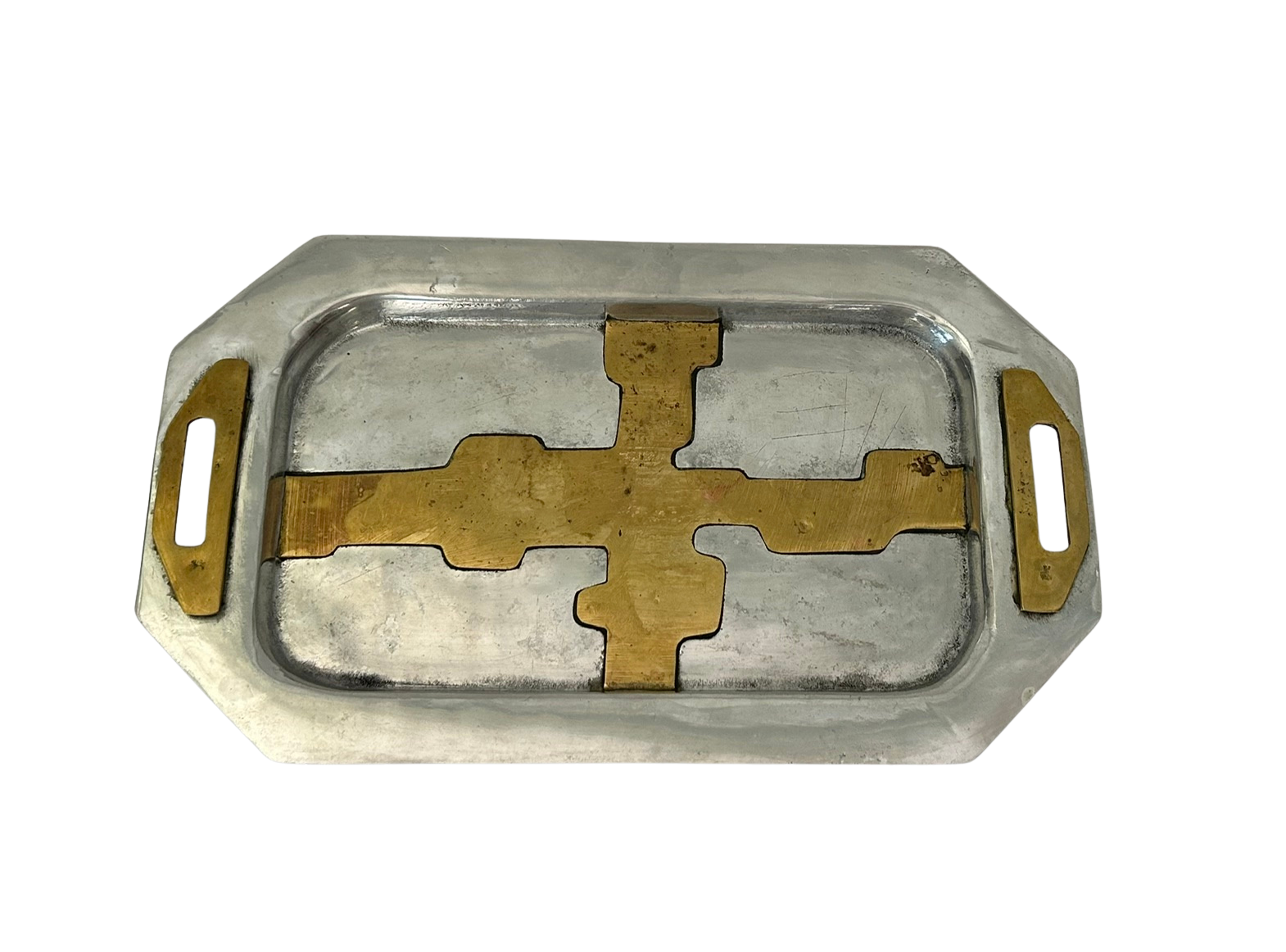 Brass and Pewter Platter