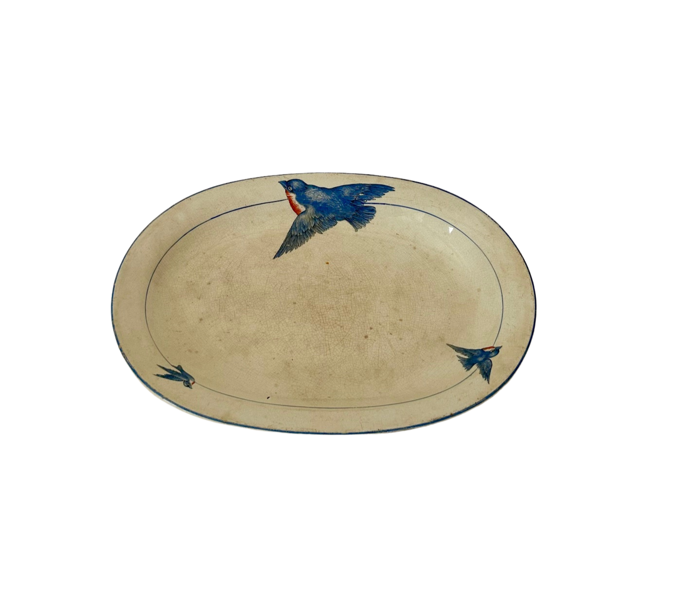 Bluebird Ironstone Platter