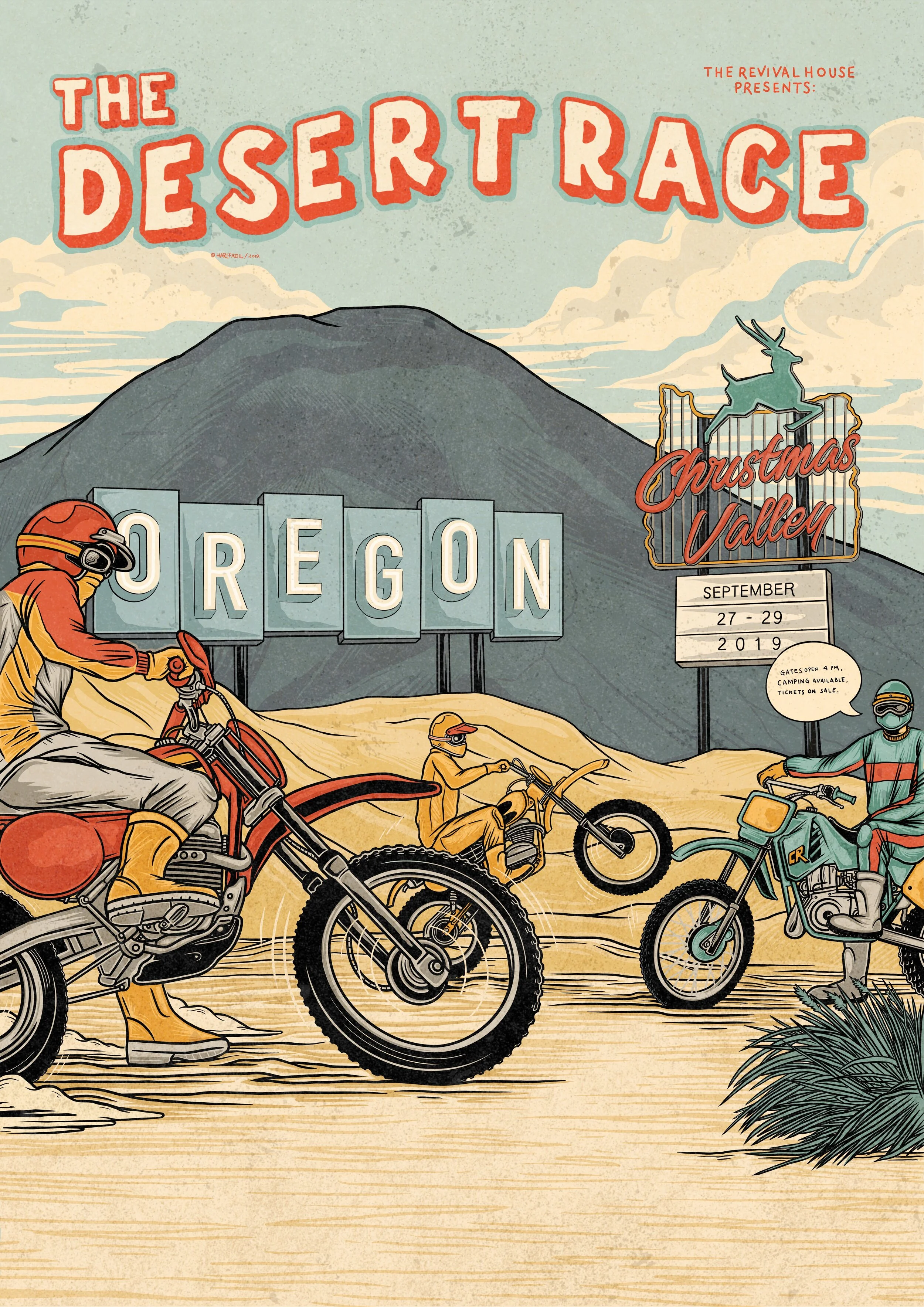 Official 2019 California Desert Race Poster by @Harifadil