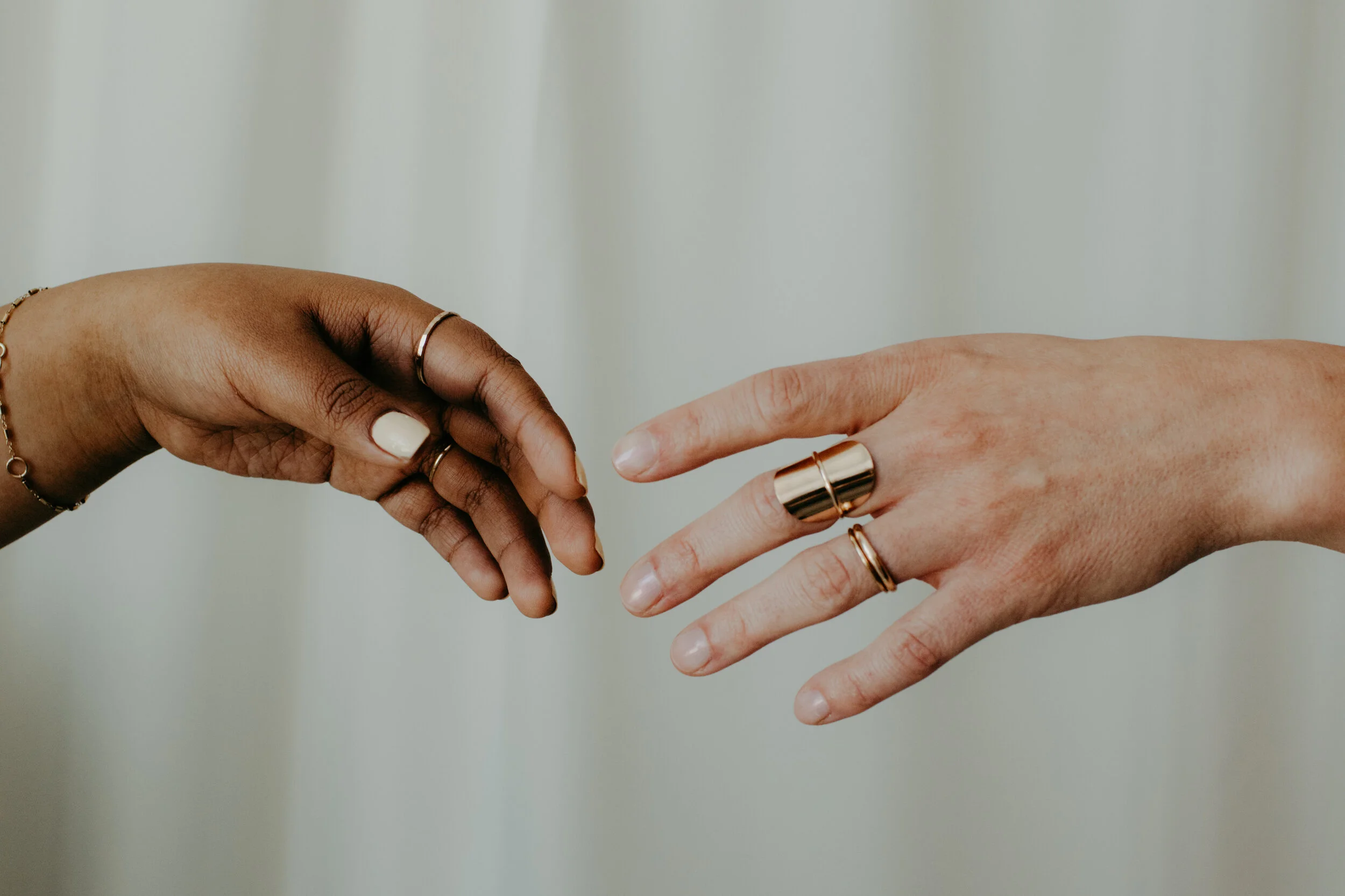 Simple 14K Gold Stackable Ring — Tumble