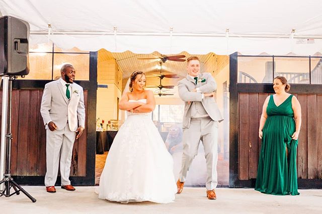 One of my favorite things are first dances. Another one of my favorite things is when the couple does something that totally surprises all their guests!

Zach &amp; Cheyennes first dance was a very cool planned dance that left all of their guests lau