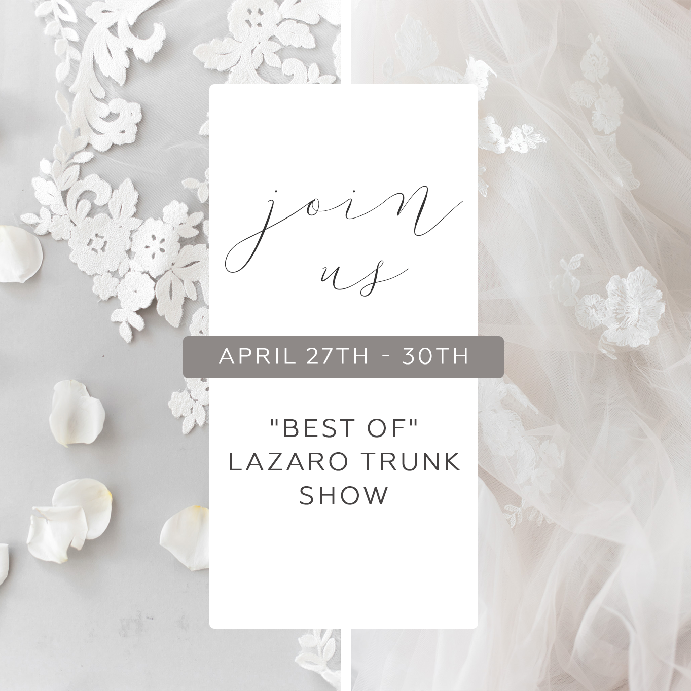 Lazaro Trunk Show 