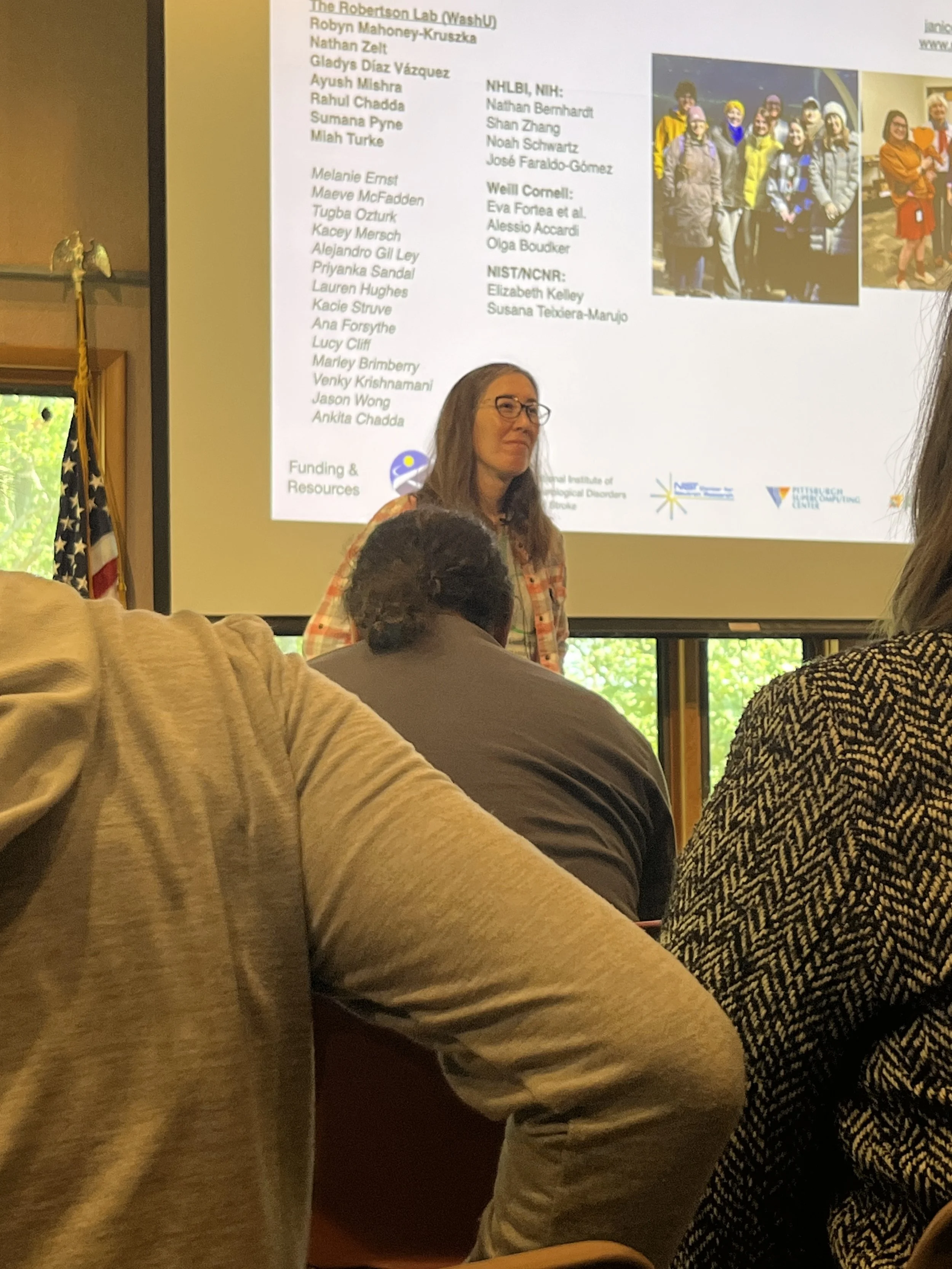 Janice giving a talk at Gibbs Conference 2025 