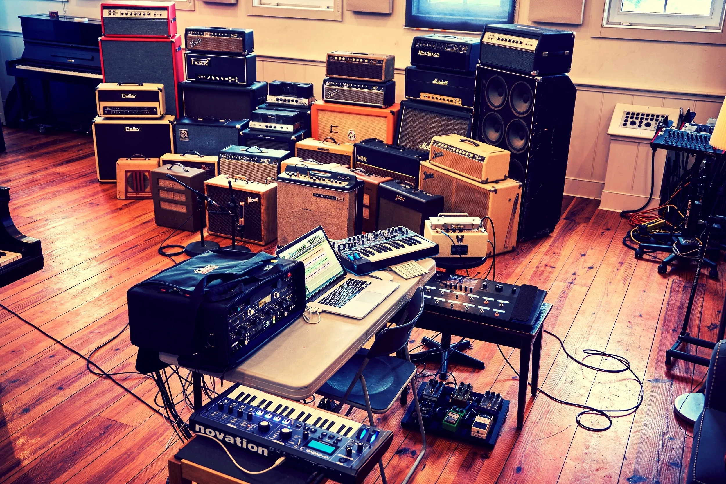 My mobile recording rig in the Clubhouse live room