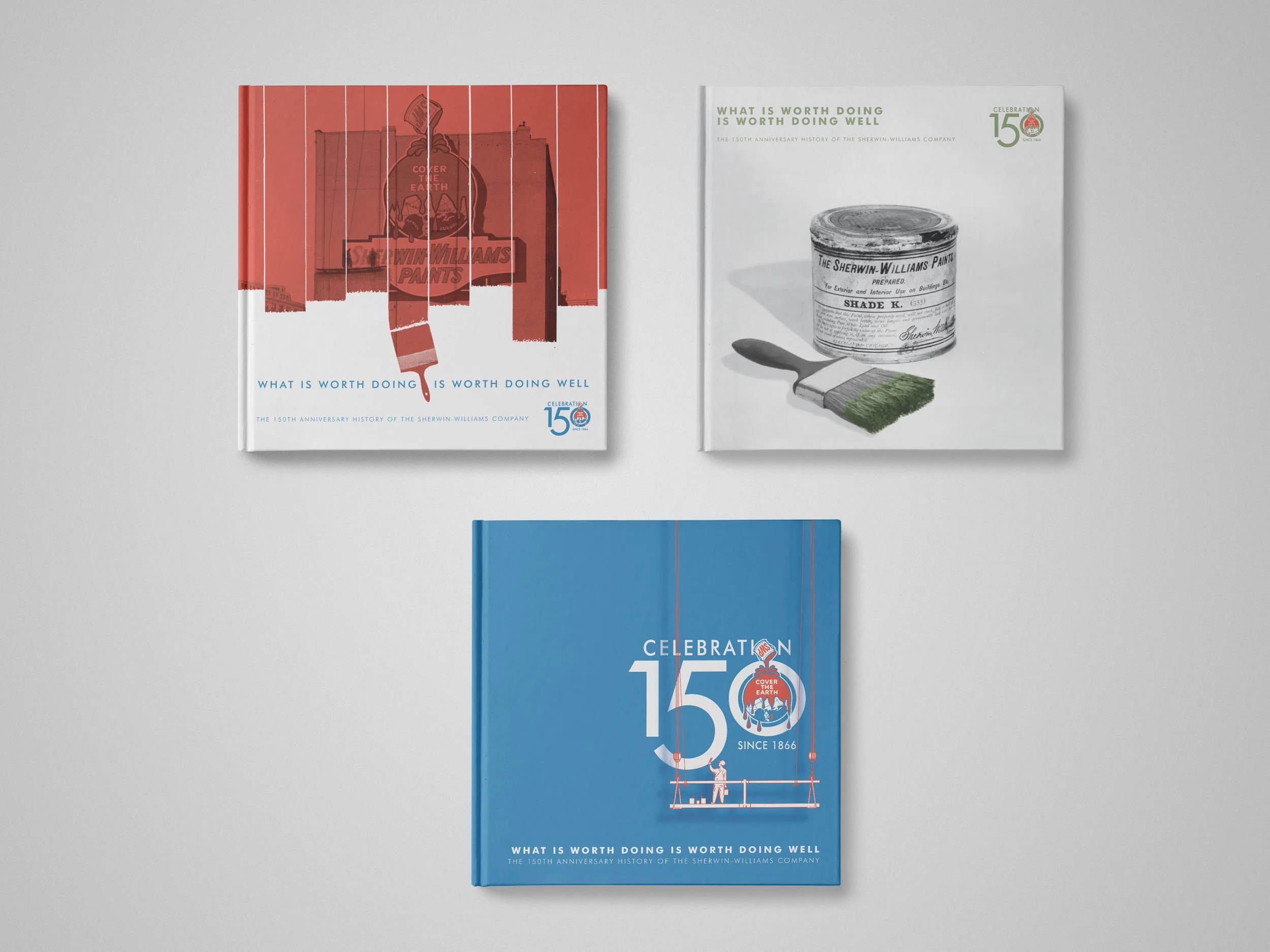 Sherwin-Williams 150th Anniversary Publication Cover Concepts