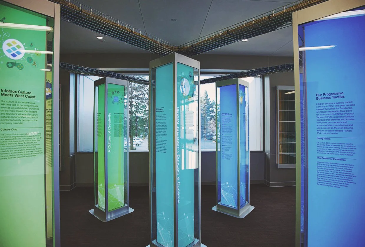 Infoblox Lobby Exhibit