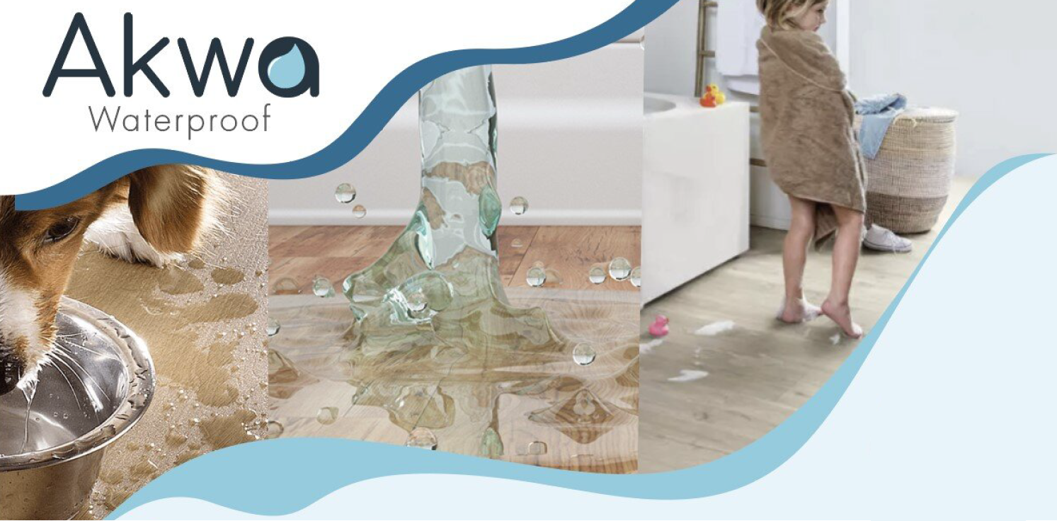 Piso SPC impermeable AKWA instalado en habitación – PISOTEX Quito