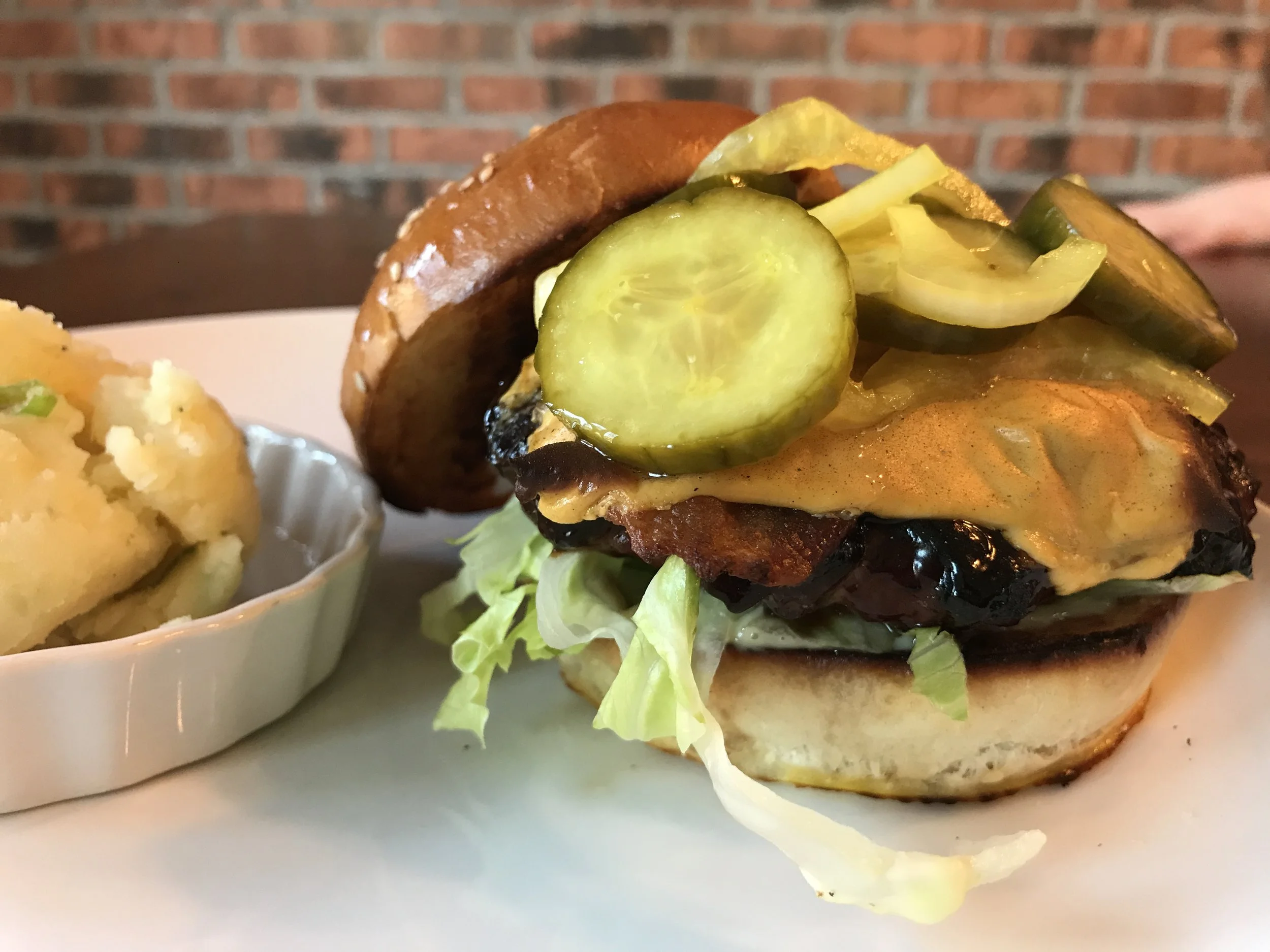 Inspired Bacon Cheeseburger