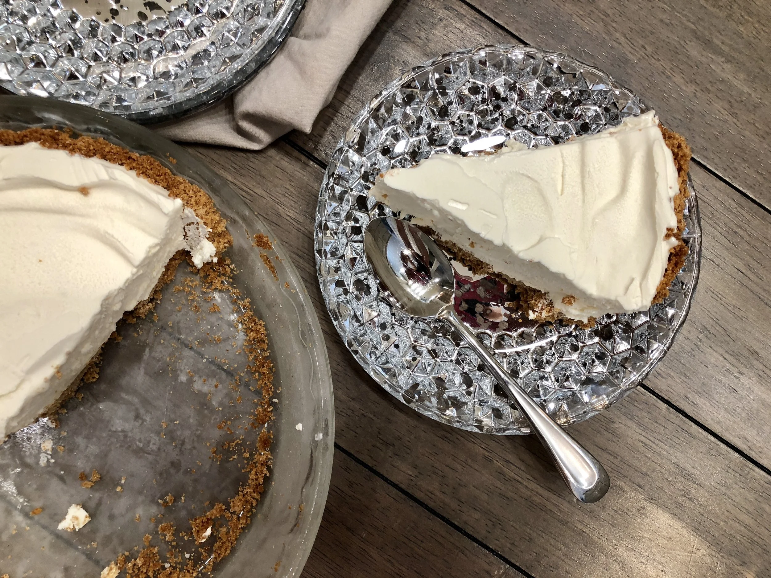 Key Lime Fluff Pie 