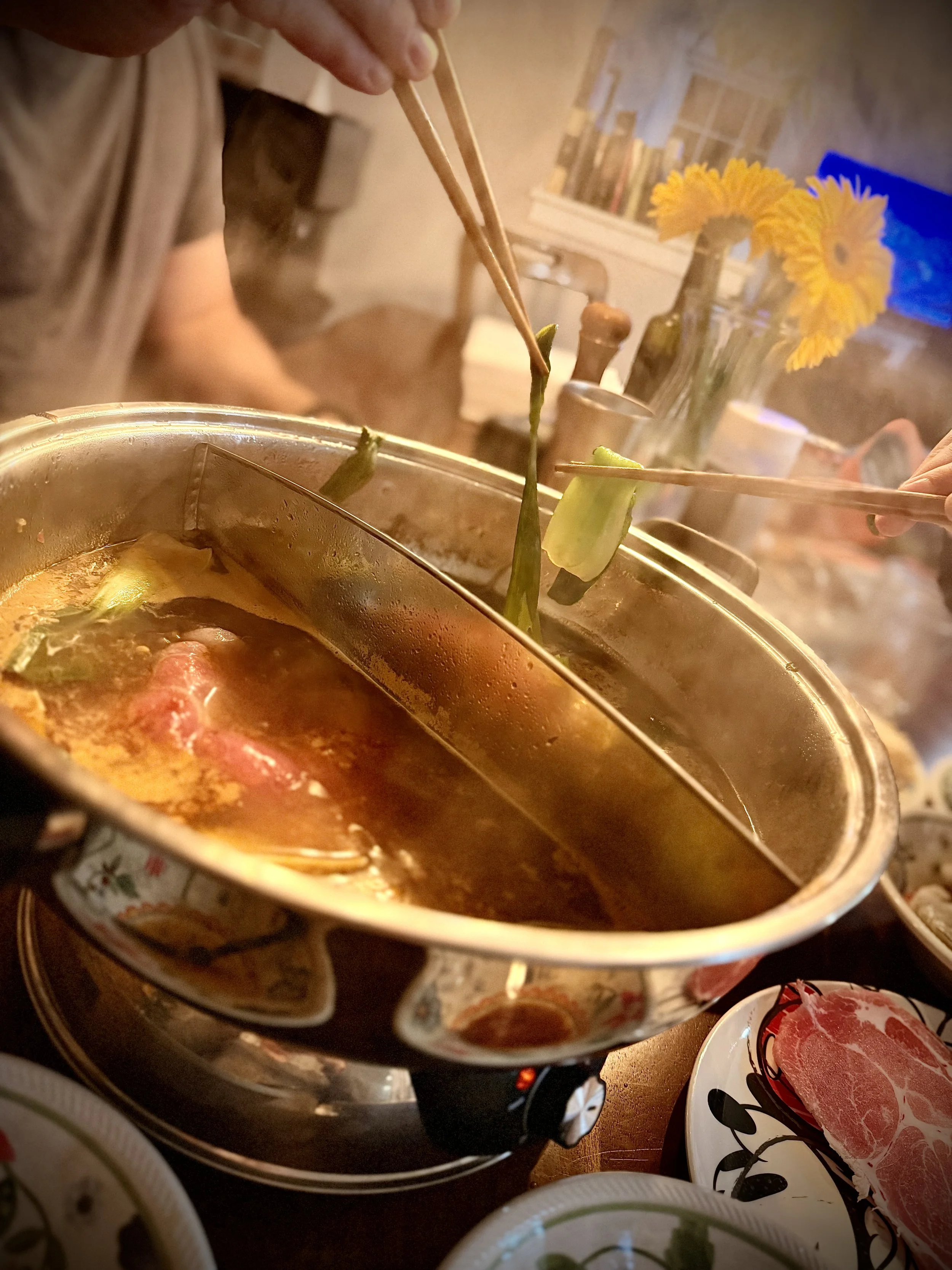 Dining Experience with Hot Pot