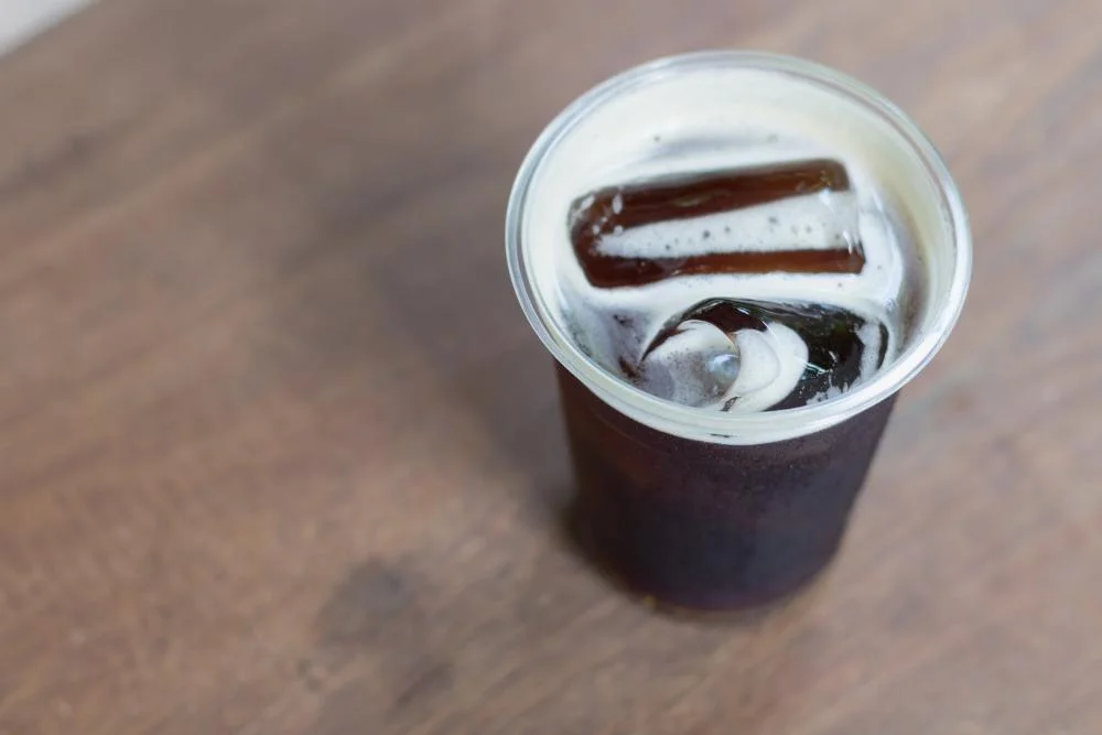 Iced cold brewed espresso