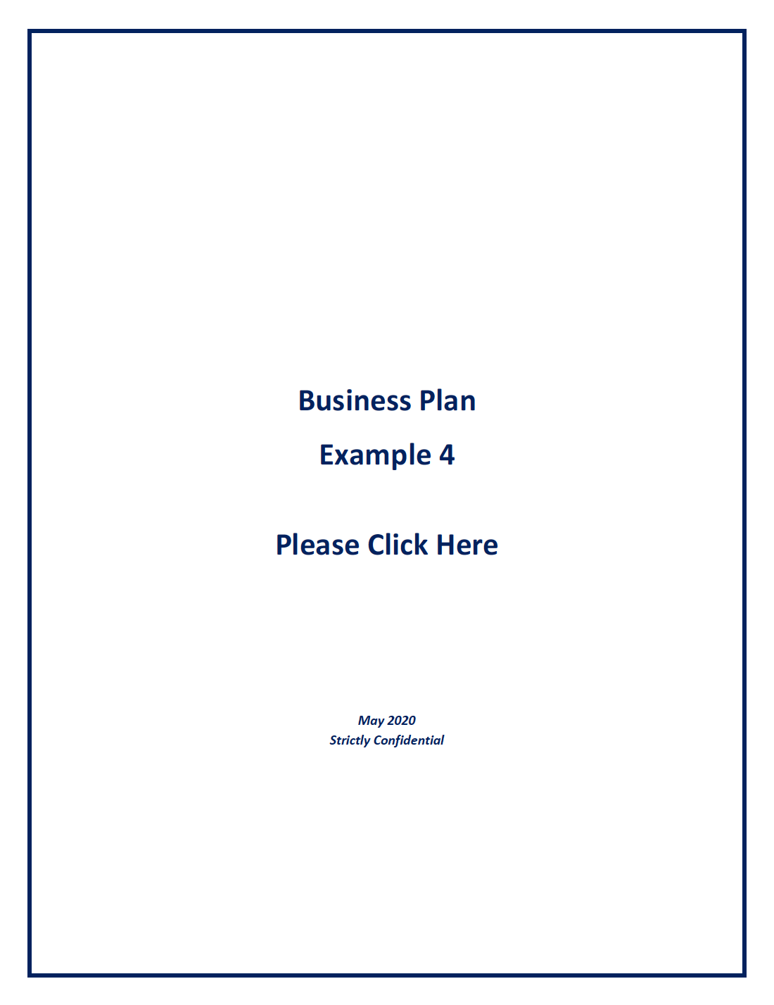 business plan for bank account opening