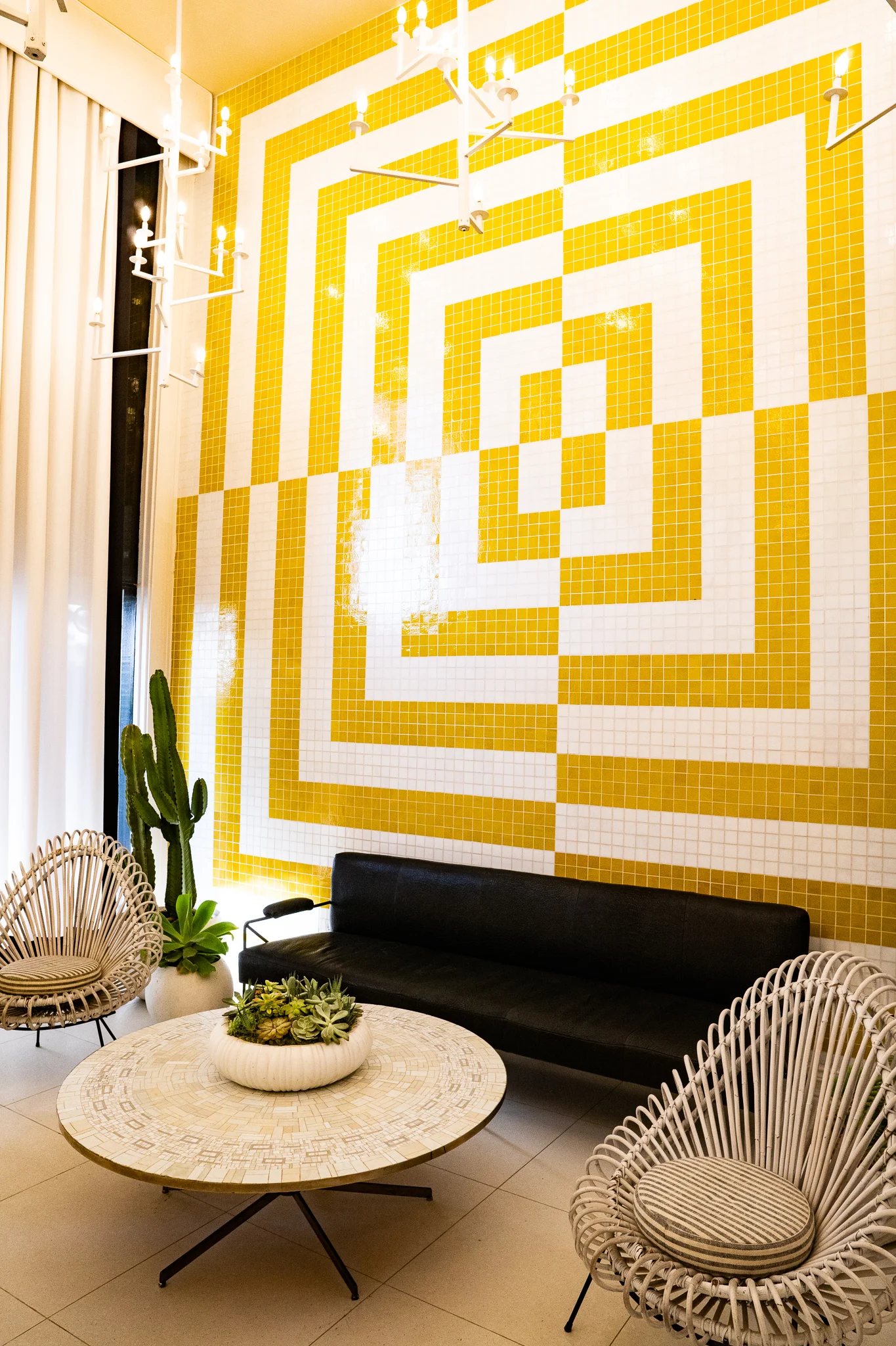 Lobby at Avalon Hotel, Palm Springs