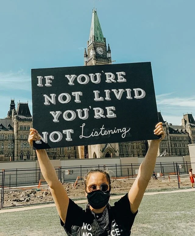 This week, I&rsquo;ve listened, I&rsquo;ve learned, and I&rsquo;ve leaned into discomfort, anger, and pain by talking about things on here that I never have. ⁣
⁣
I have so much to learn, and to unlearn. 
We have so far to go. ⁣
⁣
A few awkward conver