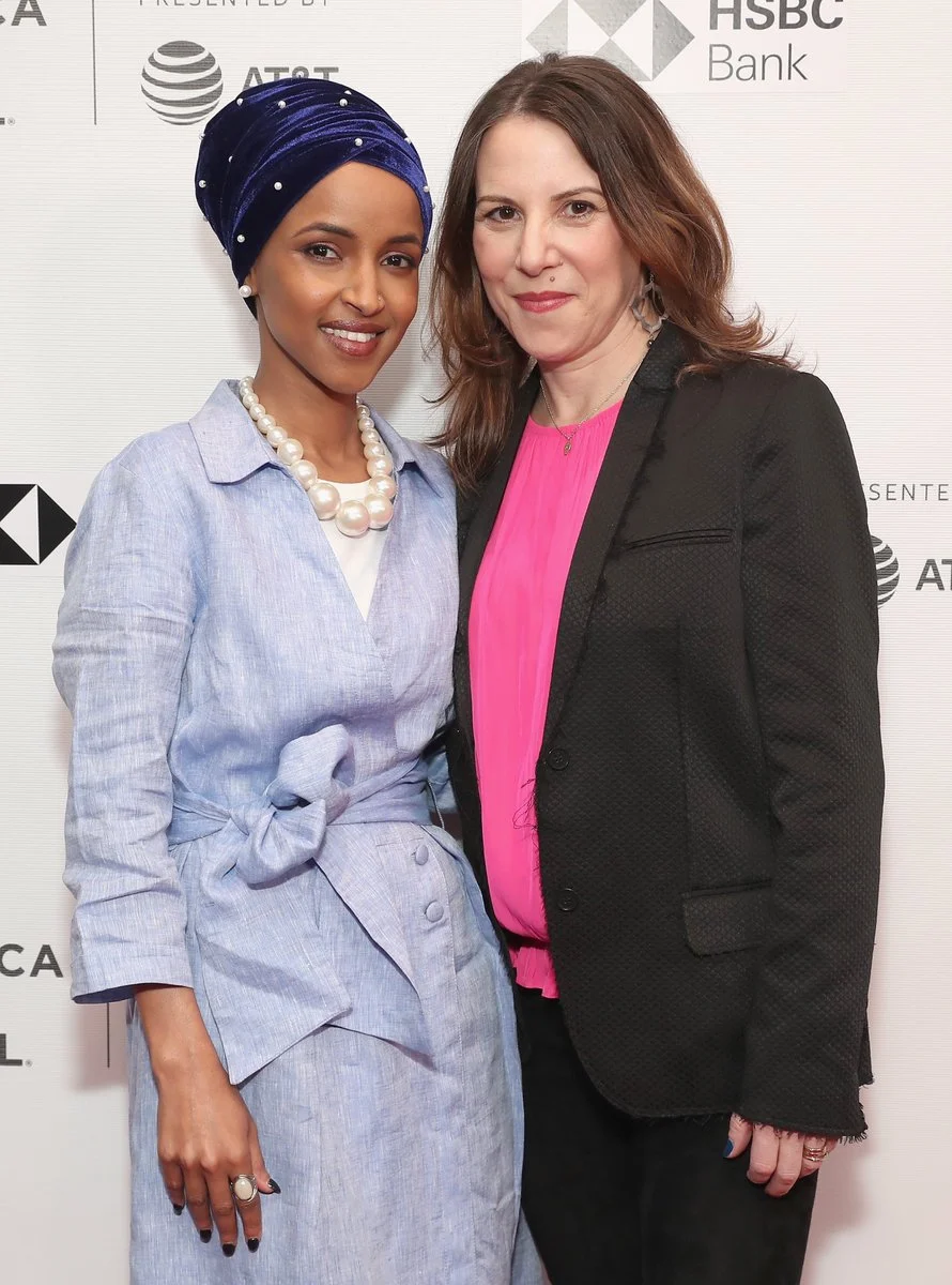 Subject Omar with director Shapiro at Tribeca Film Festival in April 2018