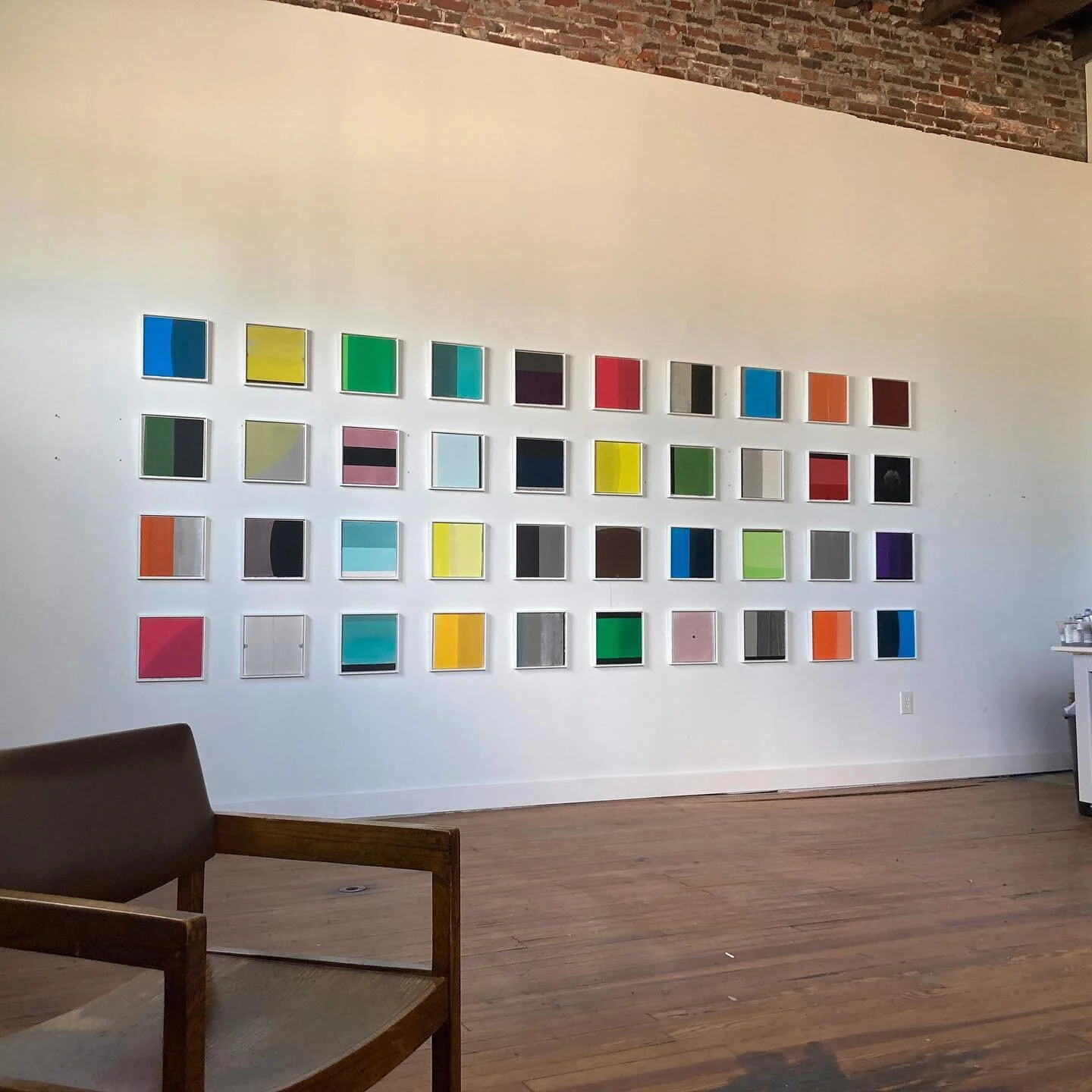 I installed &ldquo;Forty, For You&rdquo; in the studio so I could properly photographed the framed set. I hope you can come view this project at the Philadelphia pop-up event May 20-21. DM or link in bio for more details!
.
.
#douglaswitmer #contempo
