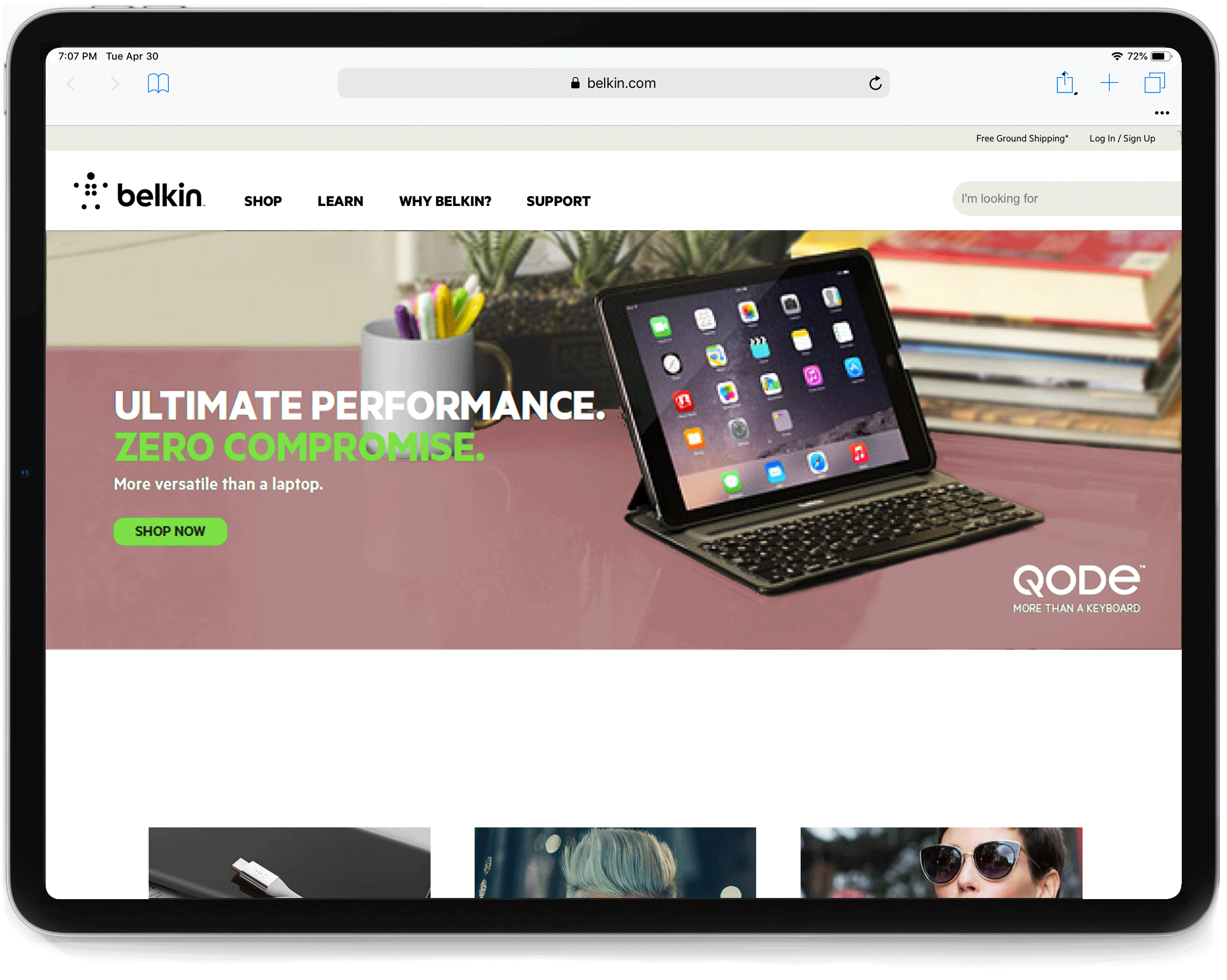 Belkin keyboard and folio branding & launch campaigns