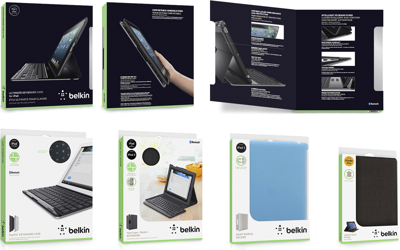 Keyboard & folio packaging system