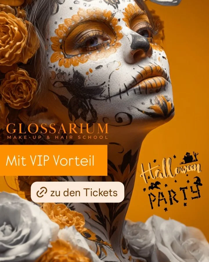 🎃✨ Bist du ready für den ultimativen Halloween-Look? ✨🎃
Am 30. Oktober wird die L’Osteria Basel zur gruseligsten & glamurösesten Location der Stadt!
Glossarium, die Make-up Schule von Expertin & CEO Valeria Hamerlain, ist u