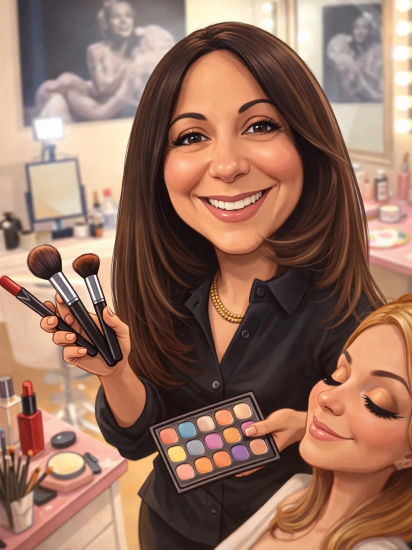 &bdquo;Die CEO mit Pinsel &ndash; und Herz&ldquo;

Ja, du bist CEO der Visagistenschule Glossarium in Basel.
Ja, du siehst jeden schiefen Lidstrich auf zehn Meter Entfernung.
Und ja &ndash; dein Qualit&auml;tsanspruch ist legend&auml;r.

Aber.

Du bi