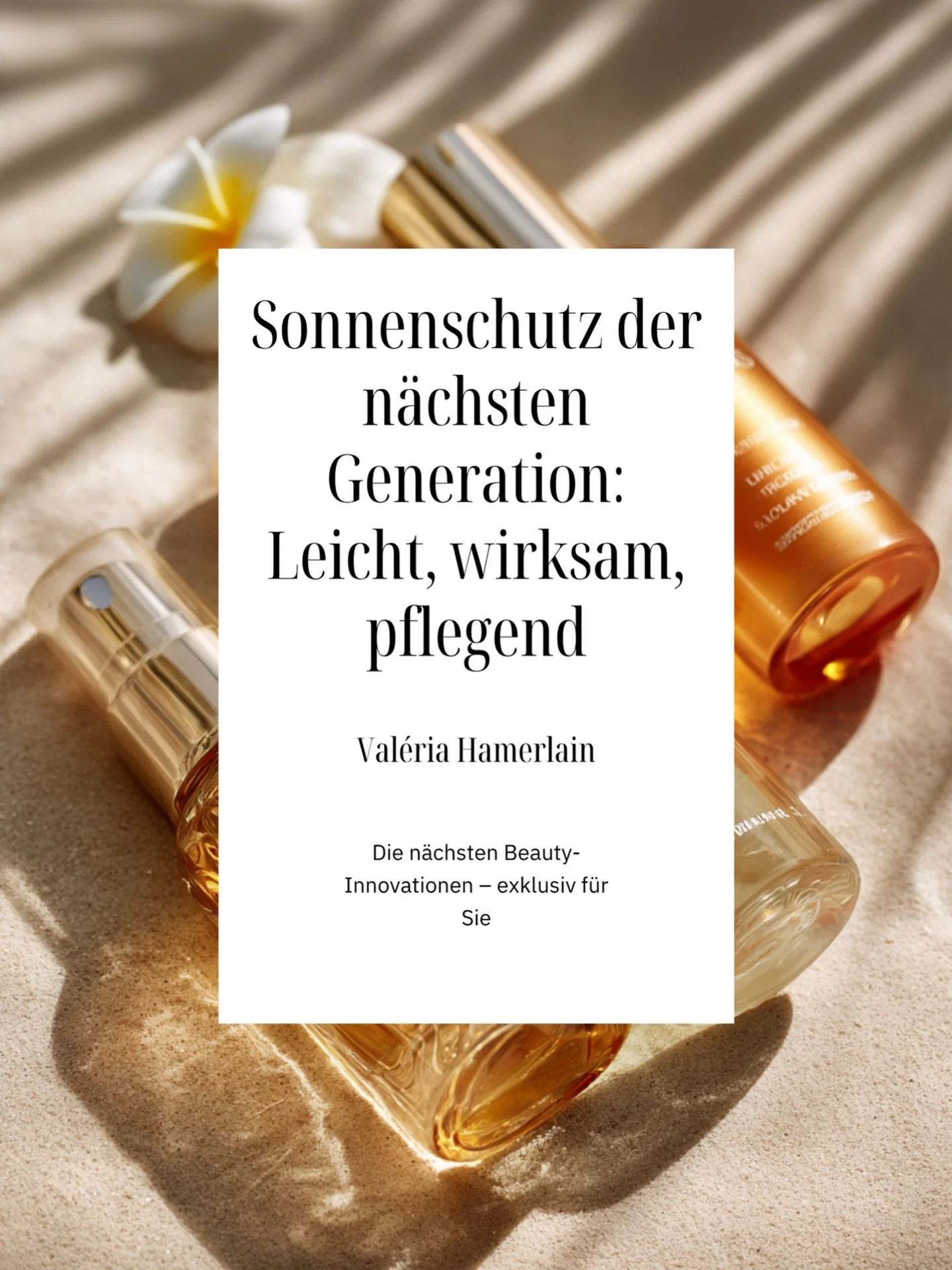 Entdecken Sie die Beauty-Trends von morgen &ndash; exklusiv f&uuml;r unsere VIPs ✨ Ihre Haut verdient Luxus, Schutz &amp; Pflege in einem. #VIPBeauty #NextGenSunscreen #LuxurySkincare #BeautyTrends2026 #GlowUp
