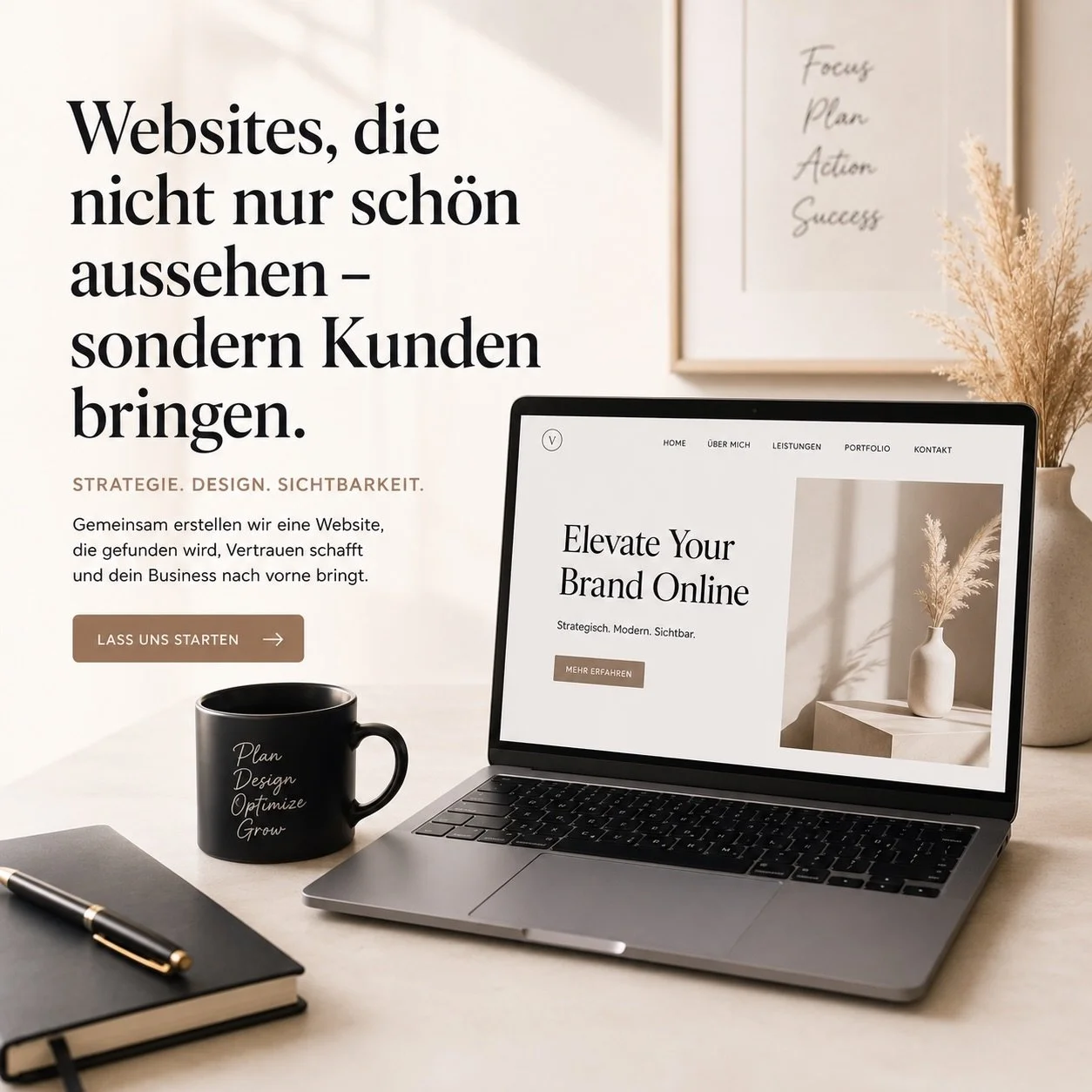 💡 Viele denken, eine Website muss einfach nur sch&ouml;n aussehen.

Die Wahrheit?
Eine erfolgreiche Website entsteht durch:
👉 Sichtbarkeit
👉 SEO
👉 Vertrauen
👉 Content
👉 Aktivit&auml;t
👉 und konstante Optimierung

In meinem neuen Blogbeitrag er