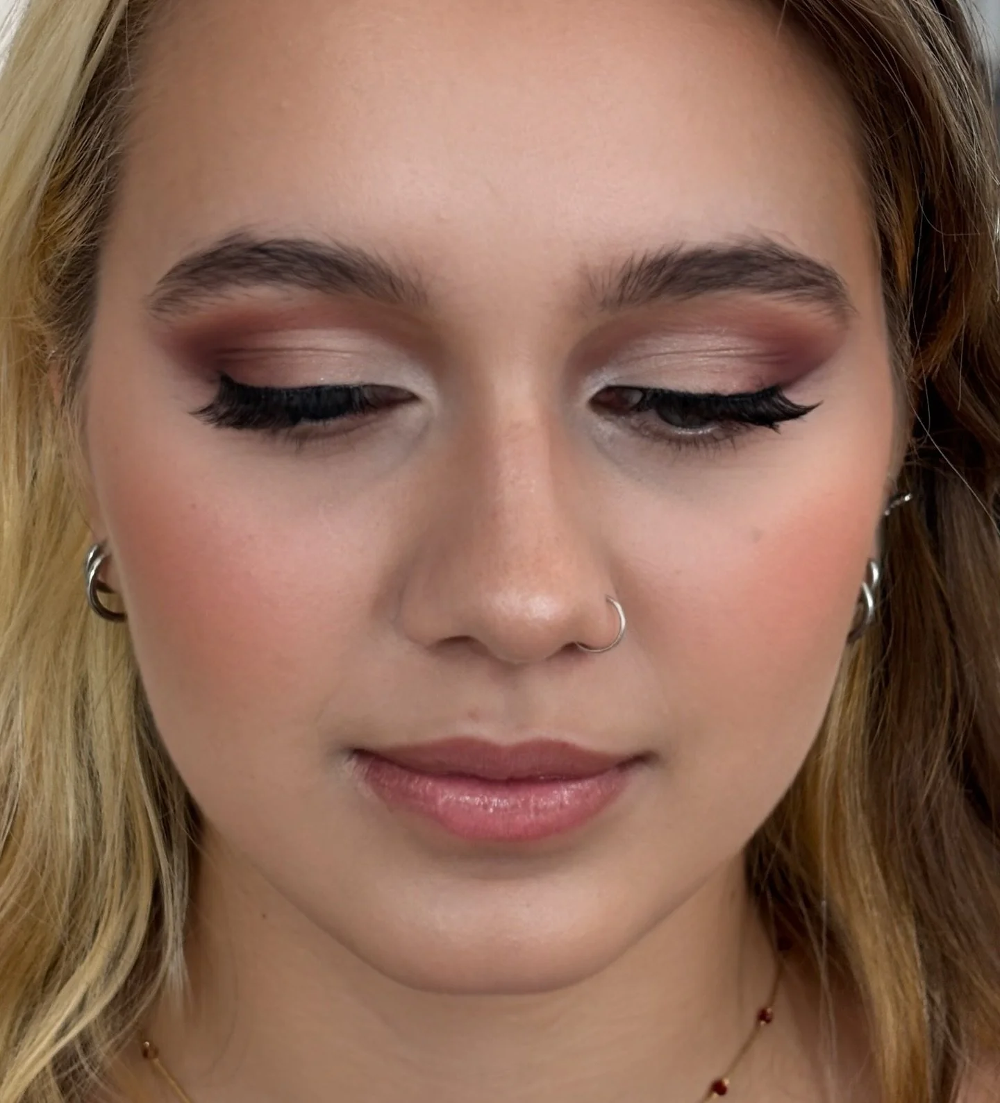 Make-up bei Studentin @_.linda.17 #makeup #makeupartist #basel #weitetbildung #bridalmu