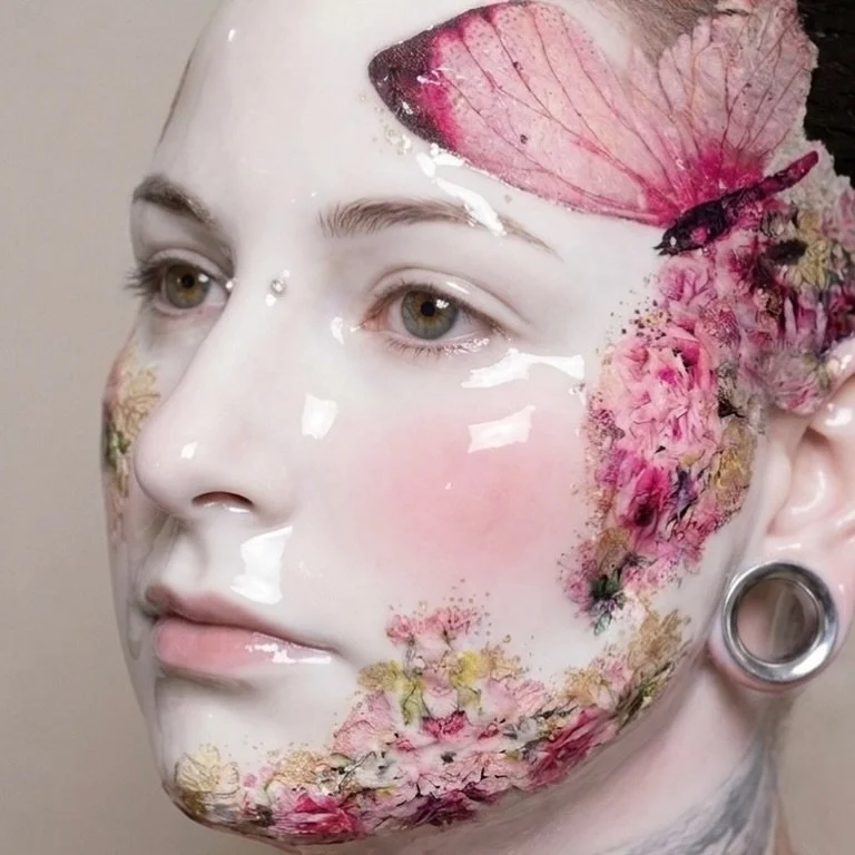&hellip; Und wir haben es wieder getan! Mixing Art and Make-up! 

Student: @linda_.mua 
Dozentin: @valeriahamerlain 
Model: @xsusannesrx 

#mixingmedia #mixingmediaart #mixingmediamakeup #makeup visagistenschule