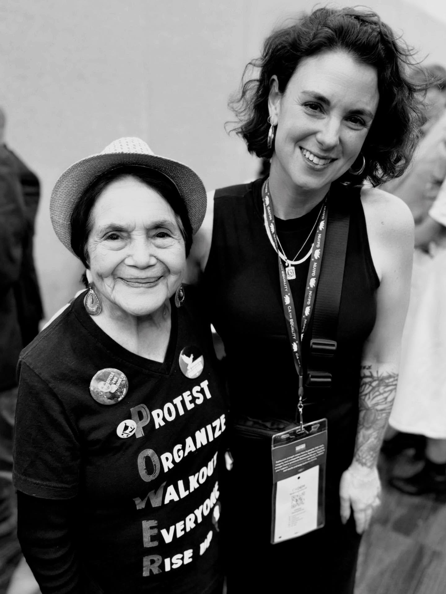a living legend. #doloreshuerta