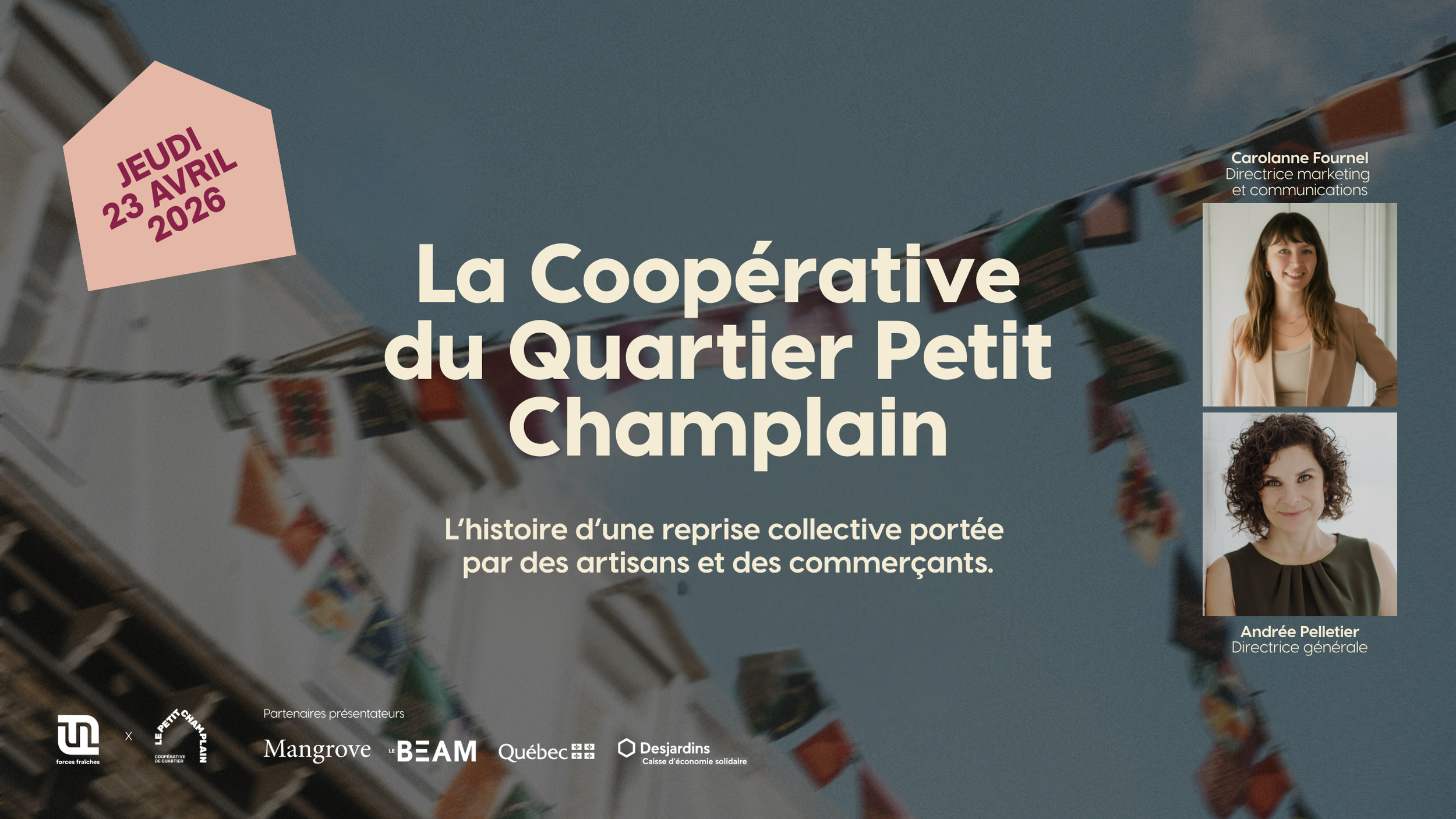 Clinique virtuelle - La Coopérative du Quartier Petit Champlain, l’histoire d’une reprise collective portée par des artisans et des commerçants