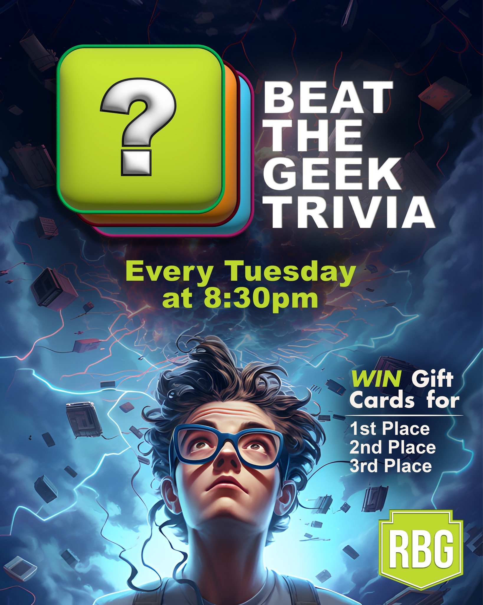 HAPPY TACO TUESDAY!!! 🌮😊🌮

TRIVIA STARTS AT 8:30PM!
TOPICS:
*Orange Stuff
*The Year 2000
*Pictures - Disney Mythological Creatures
*Music - Animal Songs
*and Potpourri

**BONUS - Fleegle, Bingo, Drooper, and Snorky are also known as&hellip;? &ndas