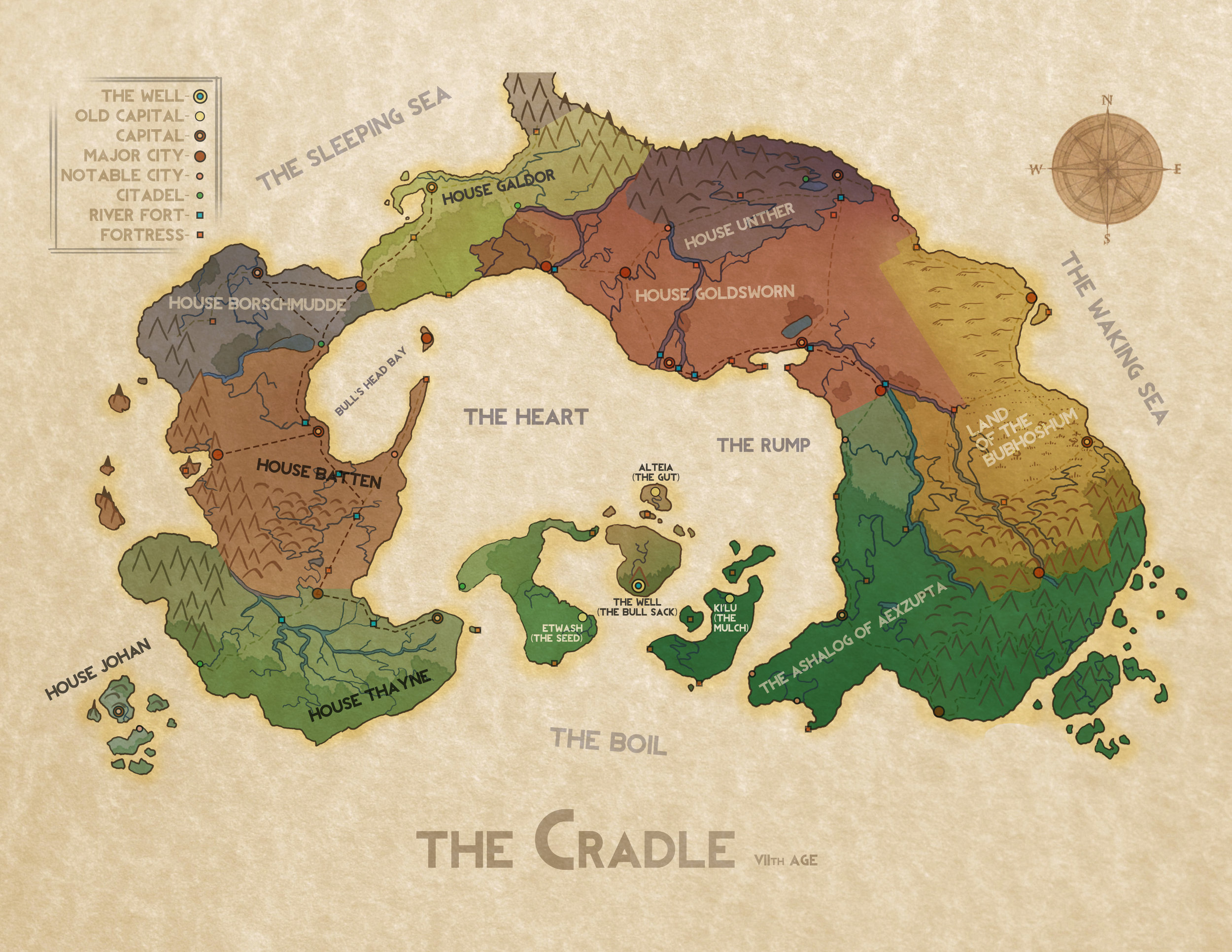 Map of The Cradle