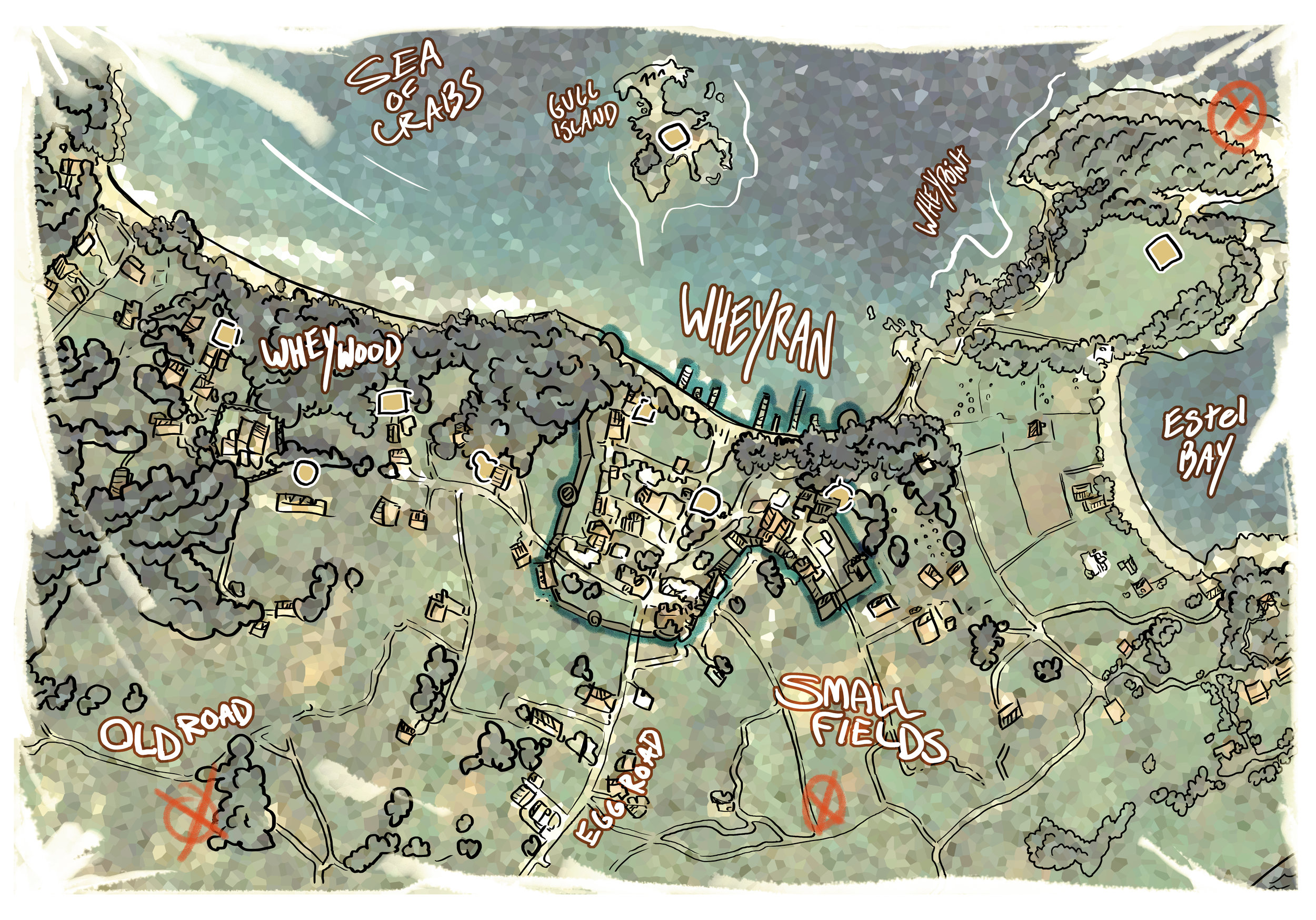 Map of Wheyran