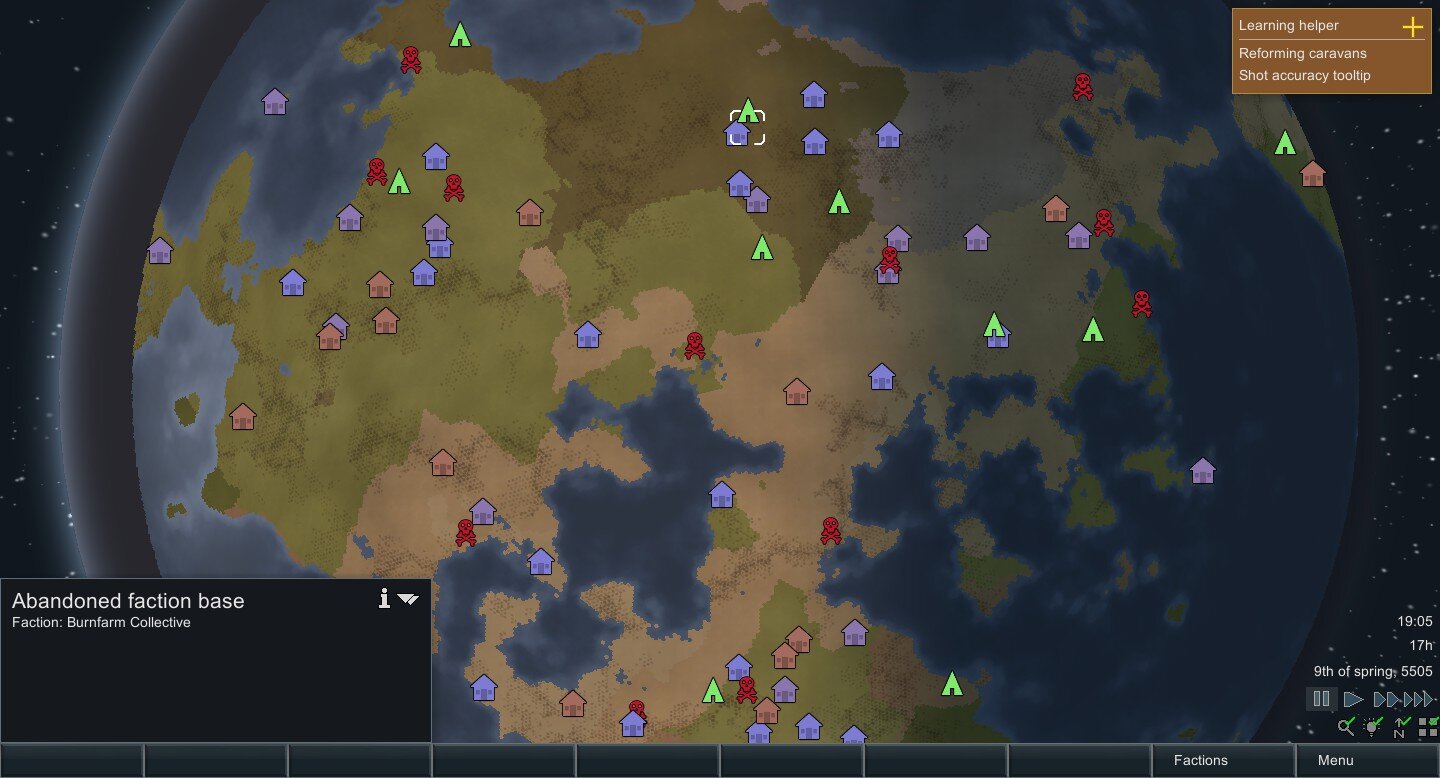 From choosing where to settle, to how the colony is built, to what to focus on, to how to win (whether a “victory condition” or just a personal “win”) is entirely up to the player.