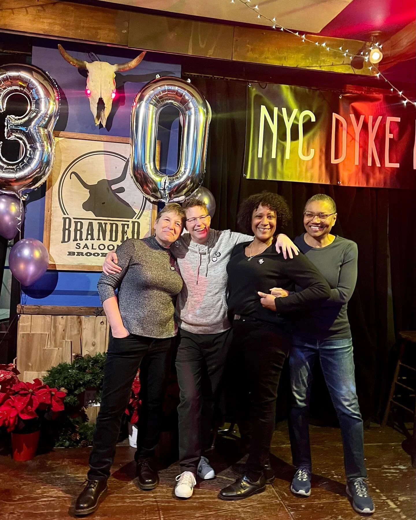 Thank you to everyone who showed up on Friday night to celebrate 30 years of the NYC Dyke March. It was such a joy to be able to share this time with past committee members, and founders and activists of the very first NYC Dyke March.

HUGE thank you