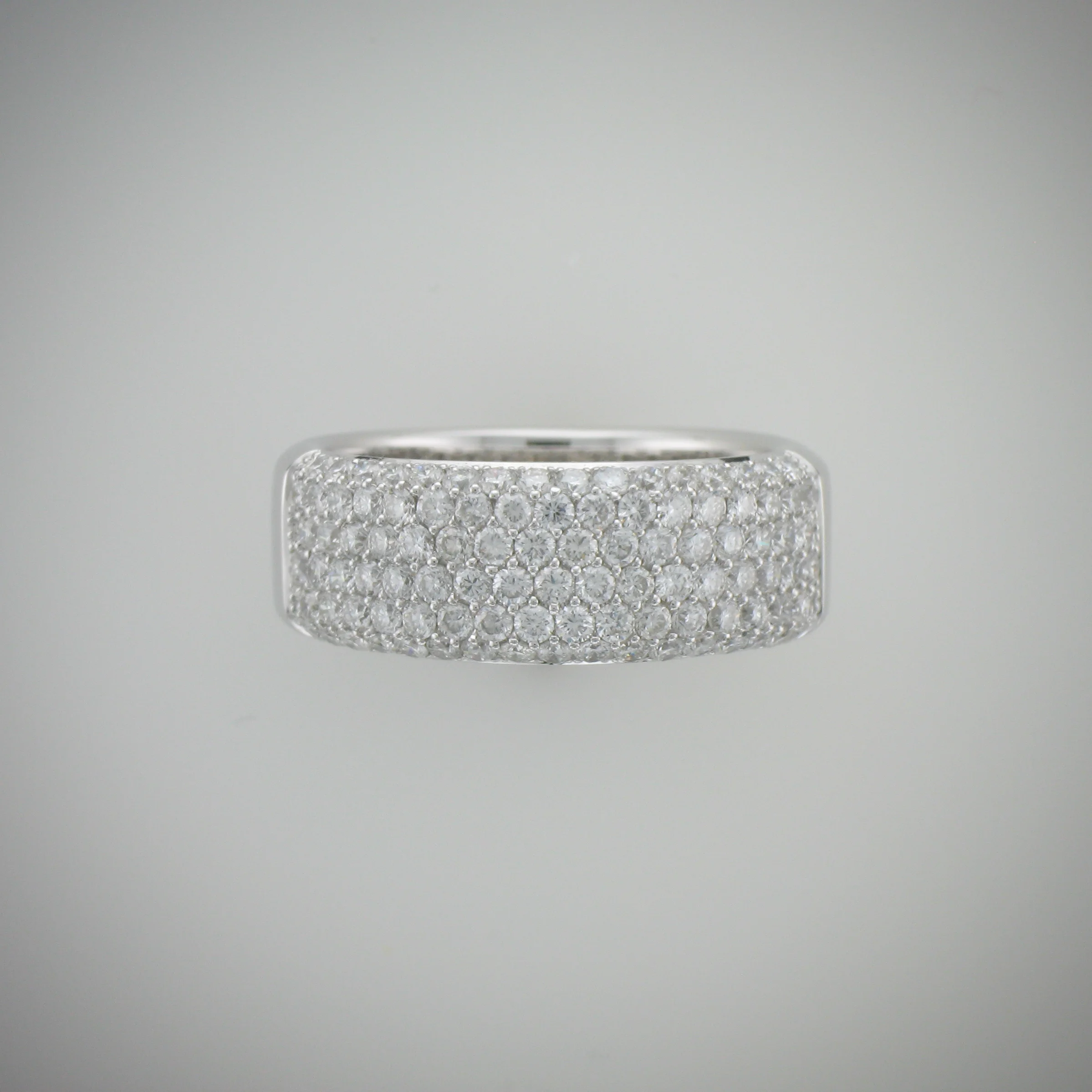18K White Gold Pave Set Diamond Band.jpg
