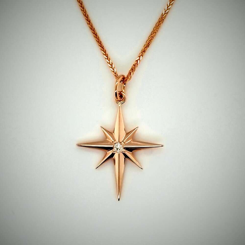 NORTH STAR PENDANT — Jon Thomas Fine Jewelry