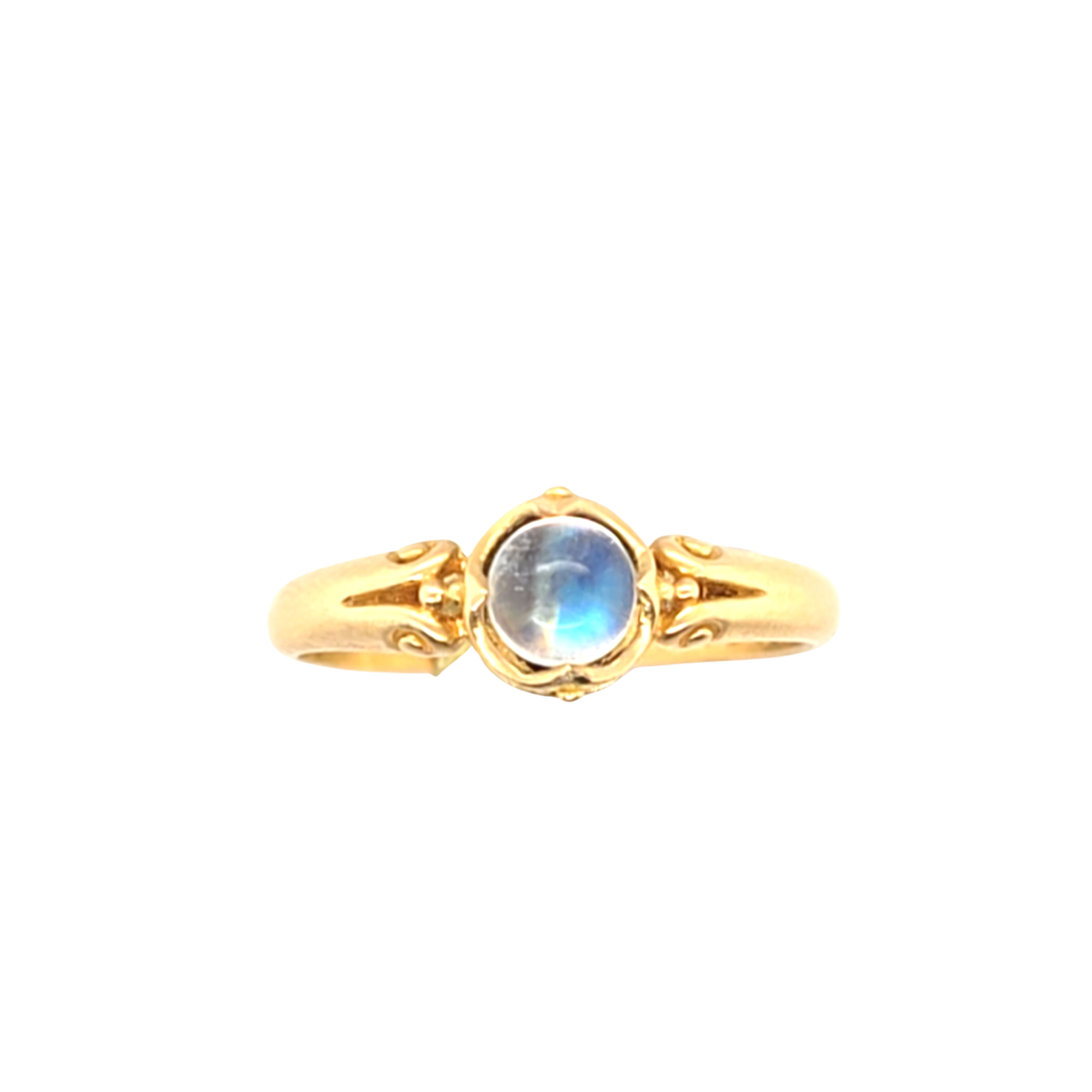 18k Blue Moonstone Ring