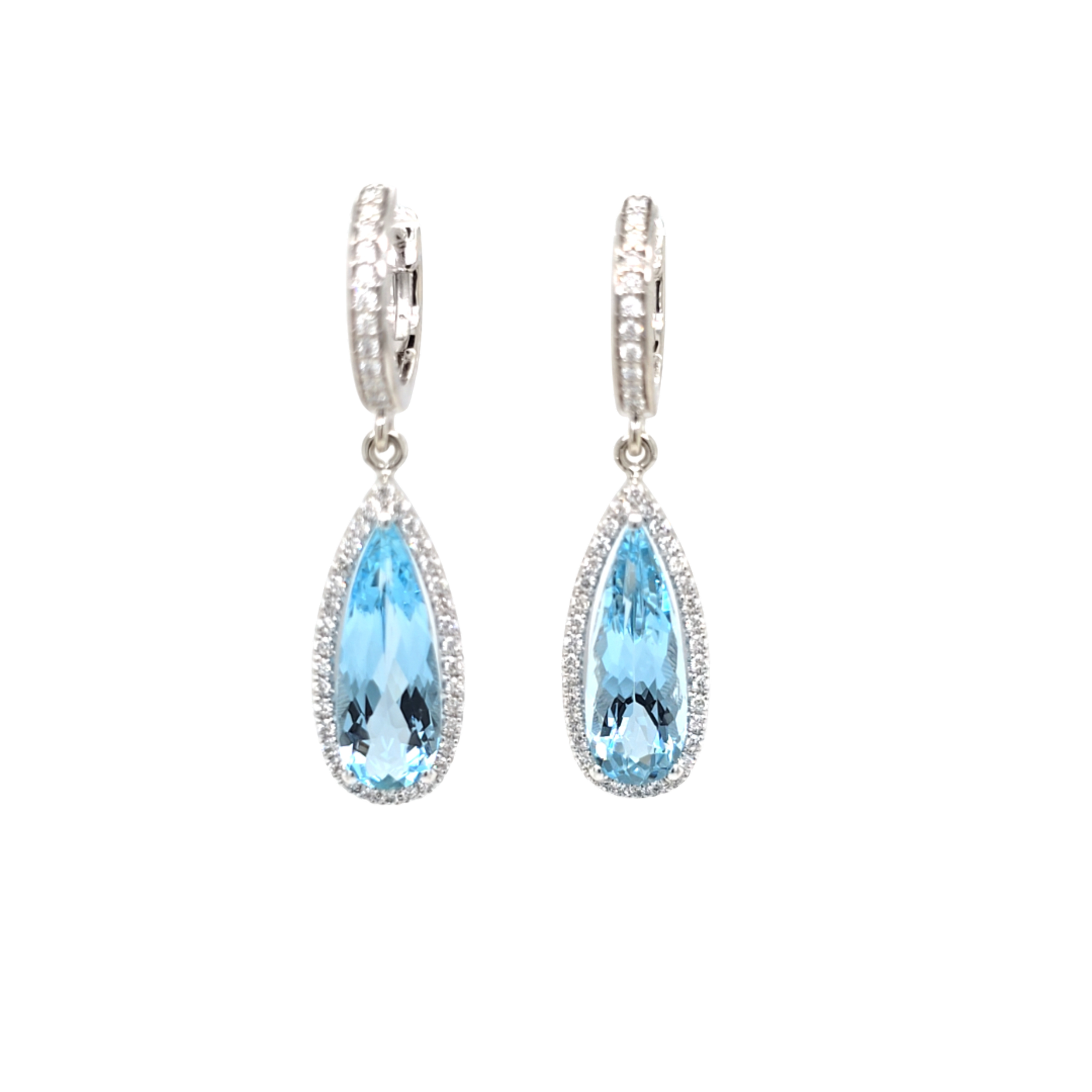 Aquamarine Dangle Earrings