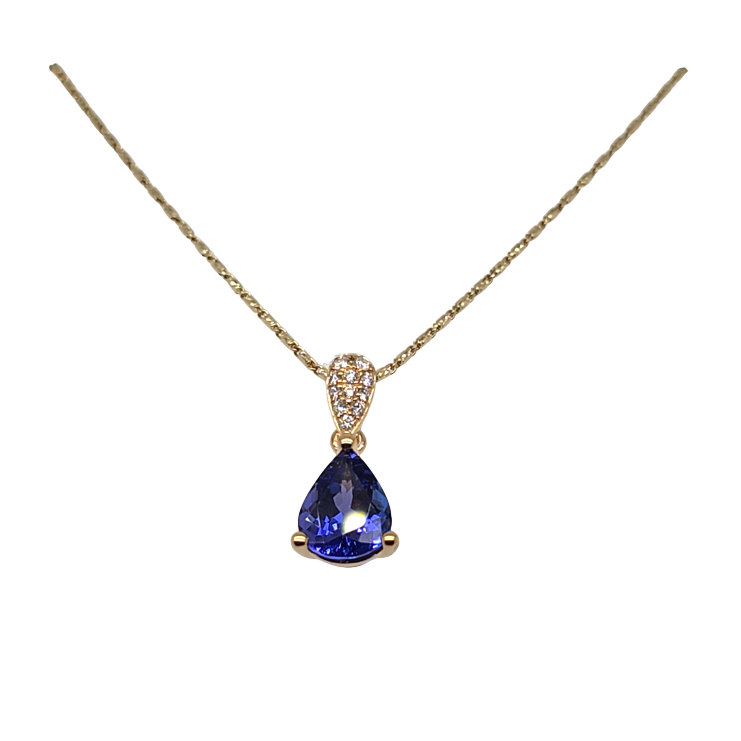 Tanzanite Pendant with Diamonds