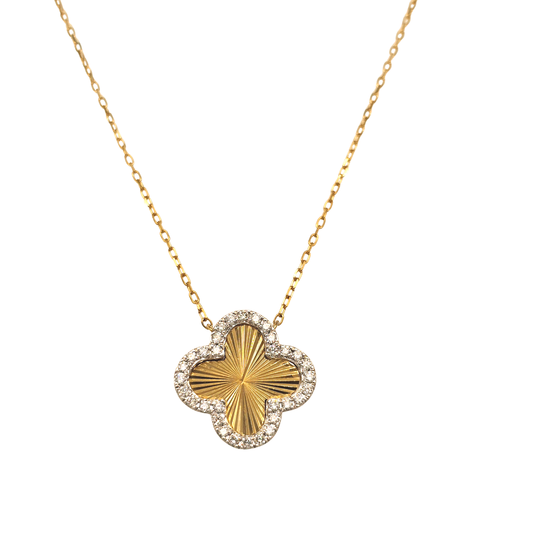 Diamond Engraved Pendant