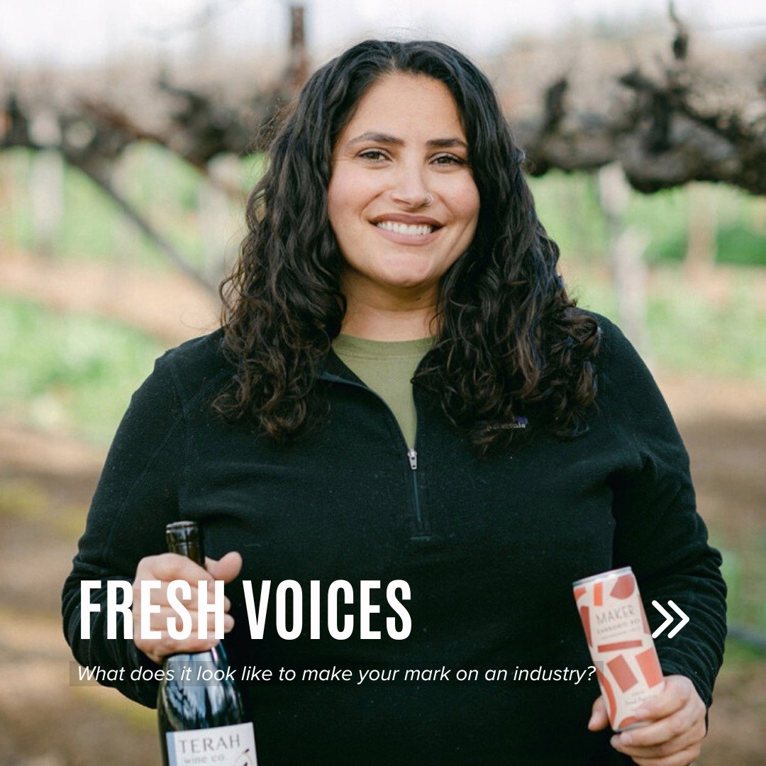 FRESH VOICES &rarr; Dreamer Terah Bajjalieh of @terahwinecompany shares about a wine brand that's making waves in our industry and is also lead by three powerhouse women: @makerwine ⁠
⁠
Terah wines are featured in Maker's innovative canned wine offer