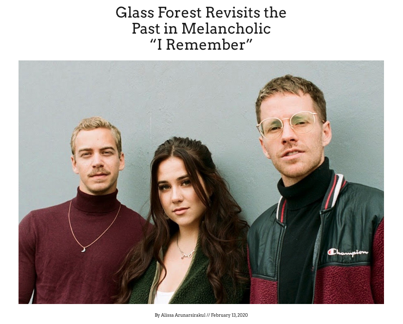Glass Forest Revisits the Past in Melancholic “I Remember”